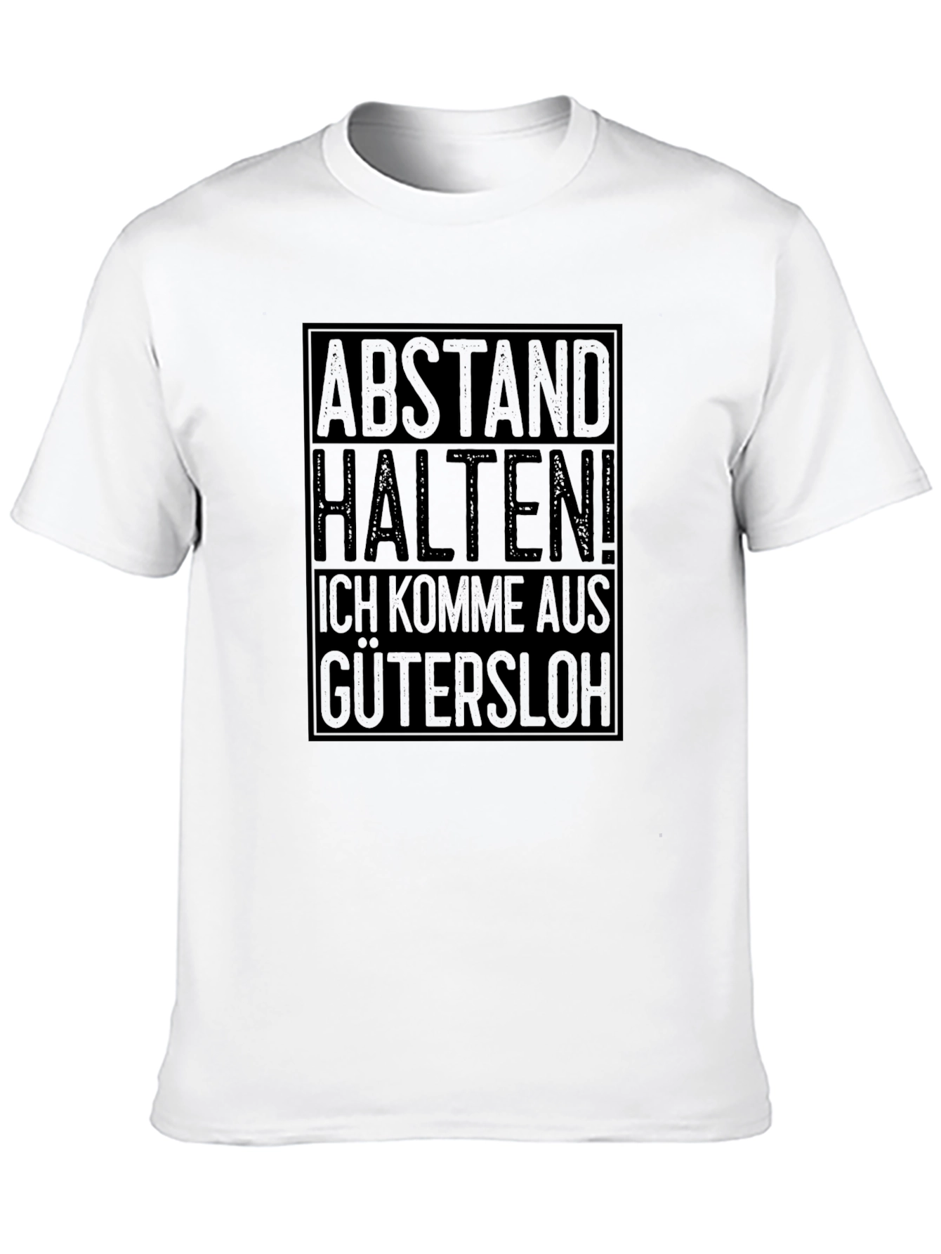Black Abstand Halten Gütersloh Black T-Shirt view 10