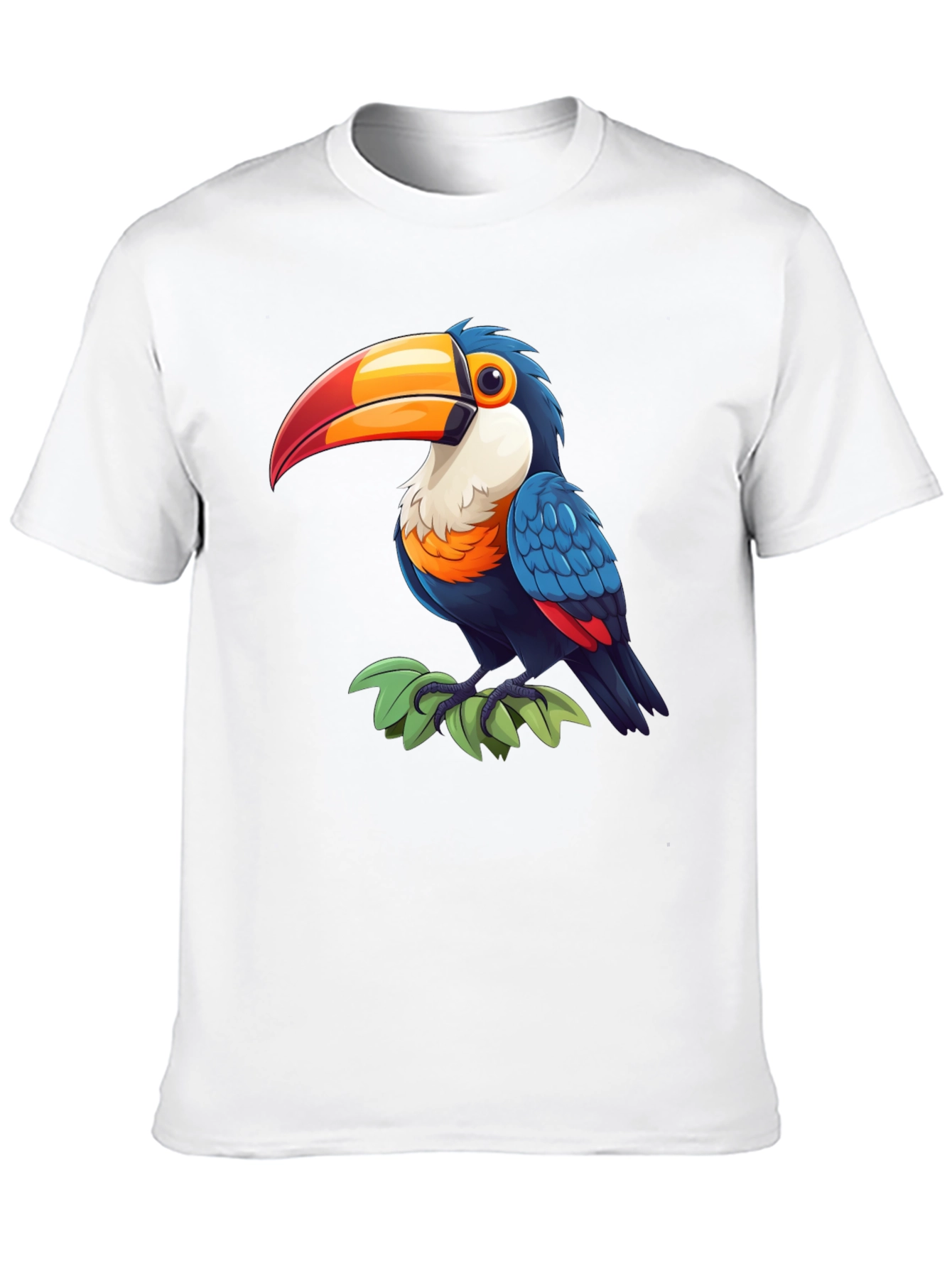 Black Toucan Graphic Tee - Tropical Bird Shirt view 10