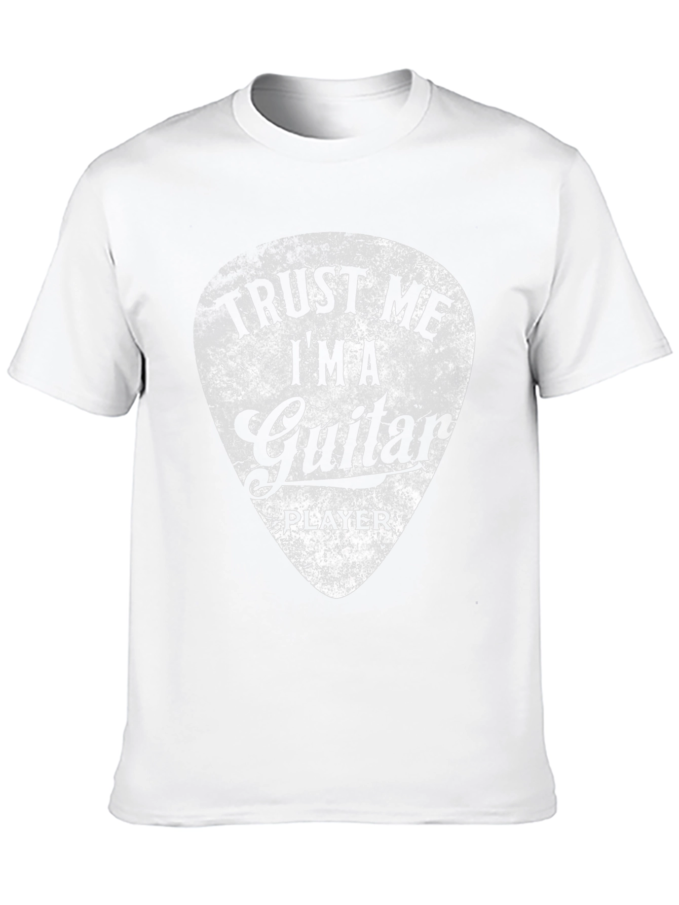 Black Trust Me Guitar Player Black Graphic T-Shirt view 10