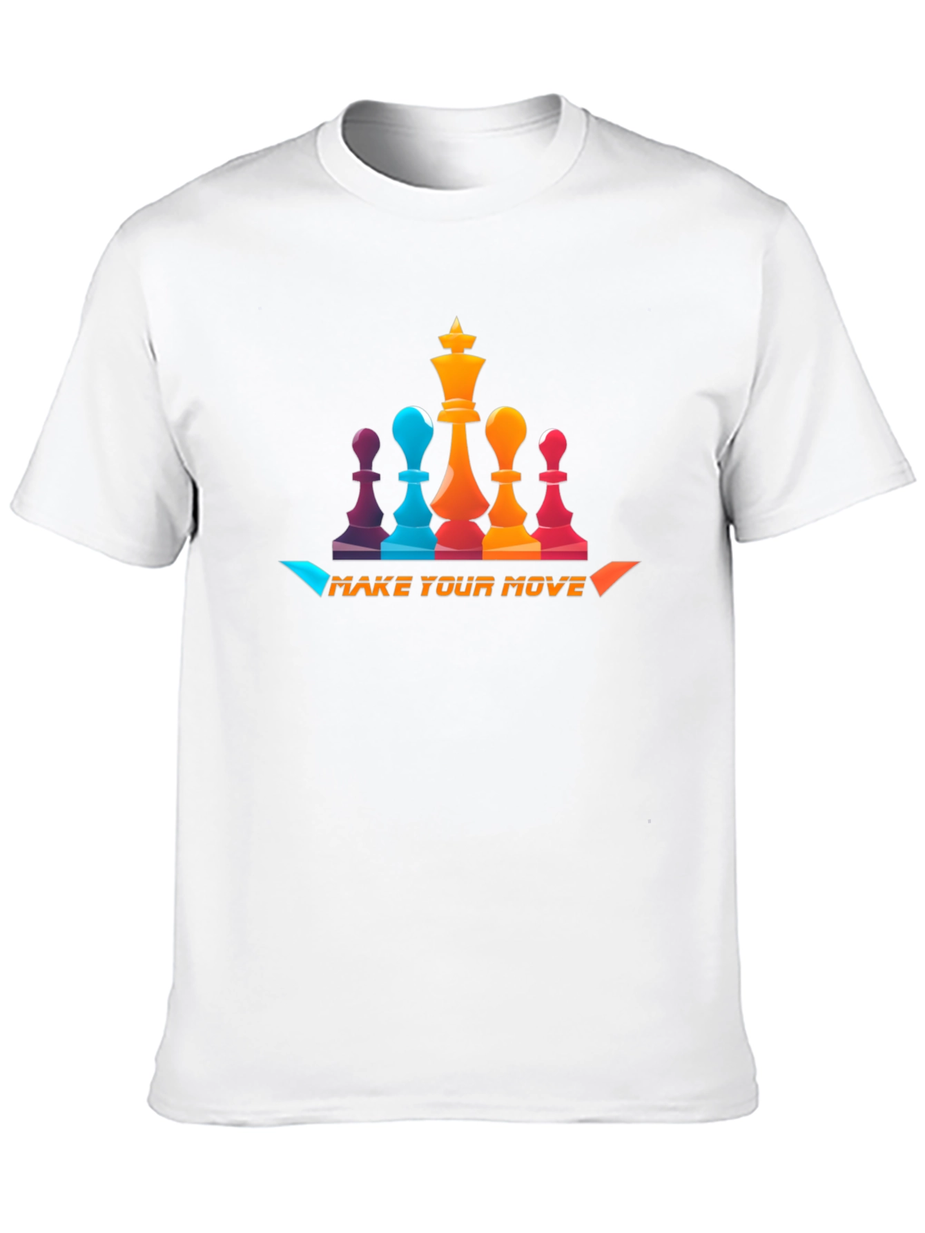 Black Make Your Move Chess Graphic T-Shirt view 10