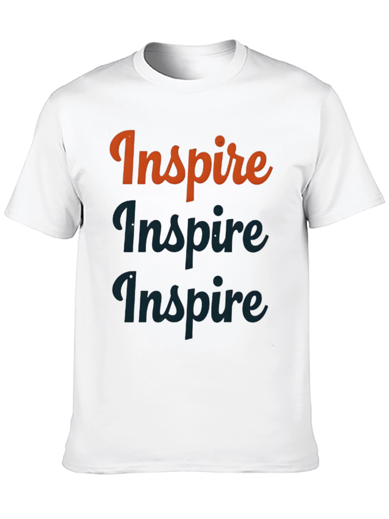 Black Inspire Graphic Print T-Shirt view 10