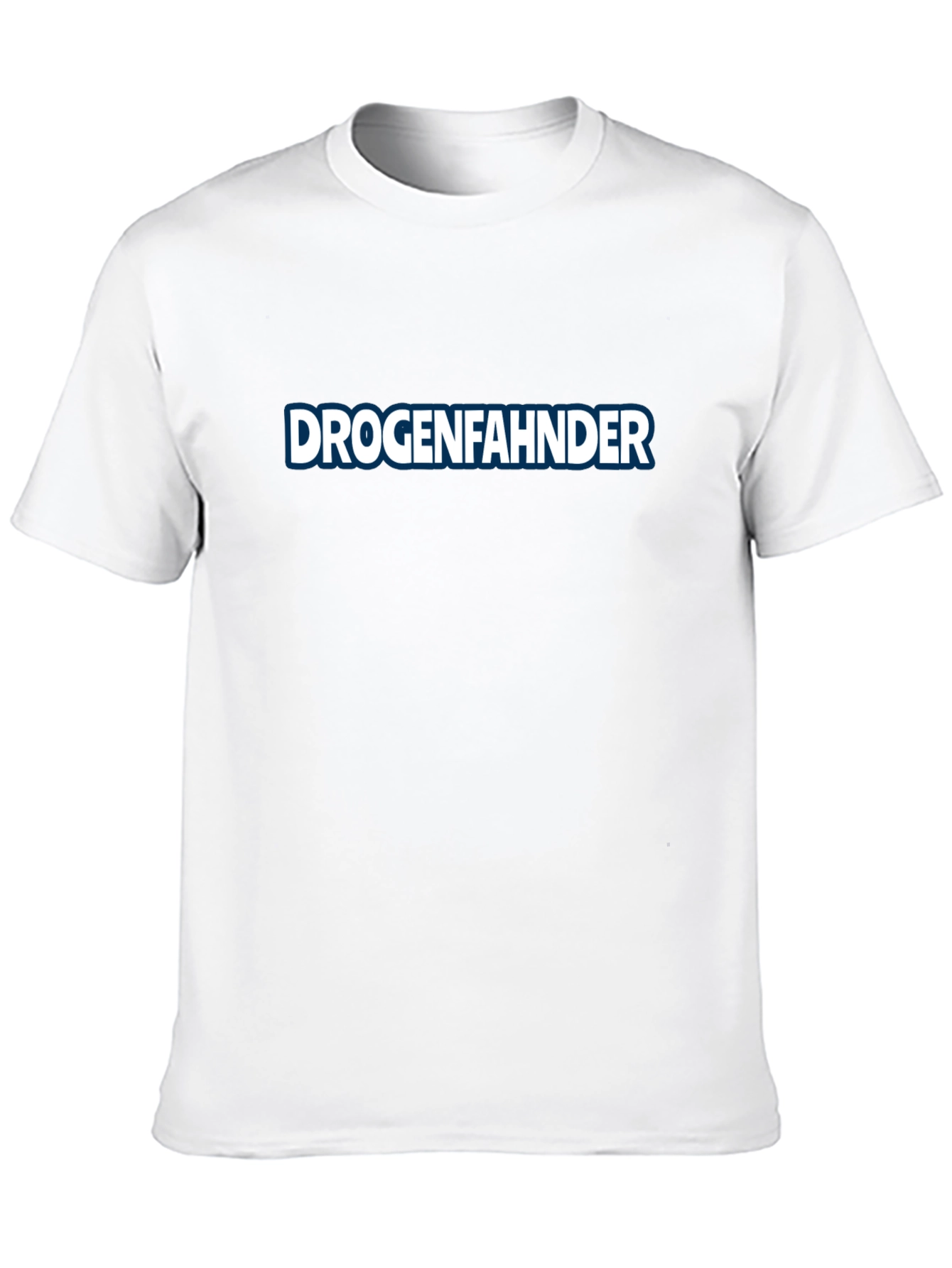 Black Drogenfahnder Graphic T-Shirt - Black Crew Neck view 10