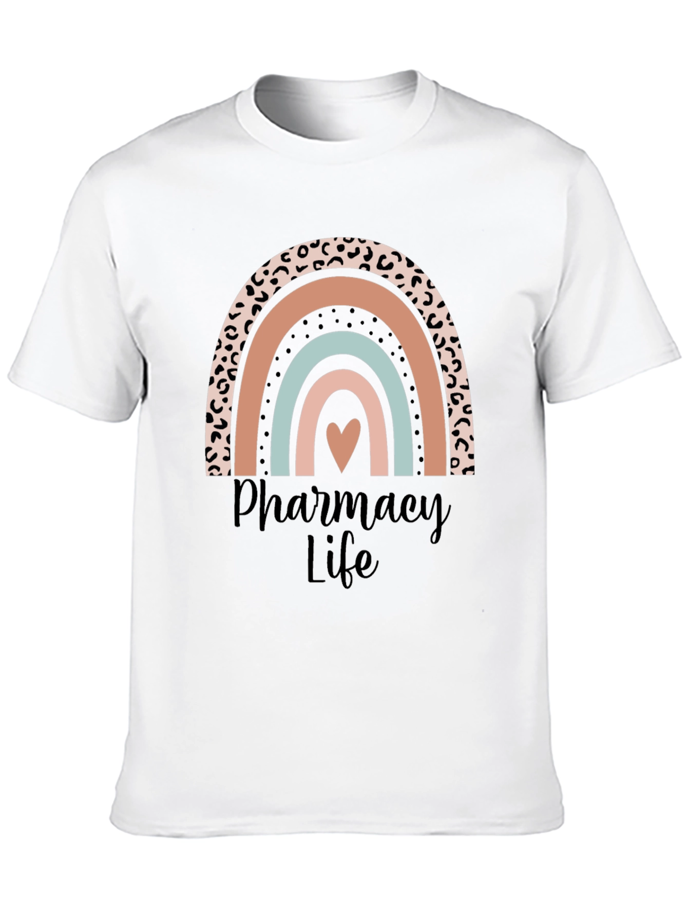 Black Pharmacy Life Rainbow Graphic Tee view 10