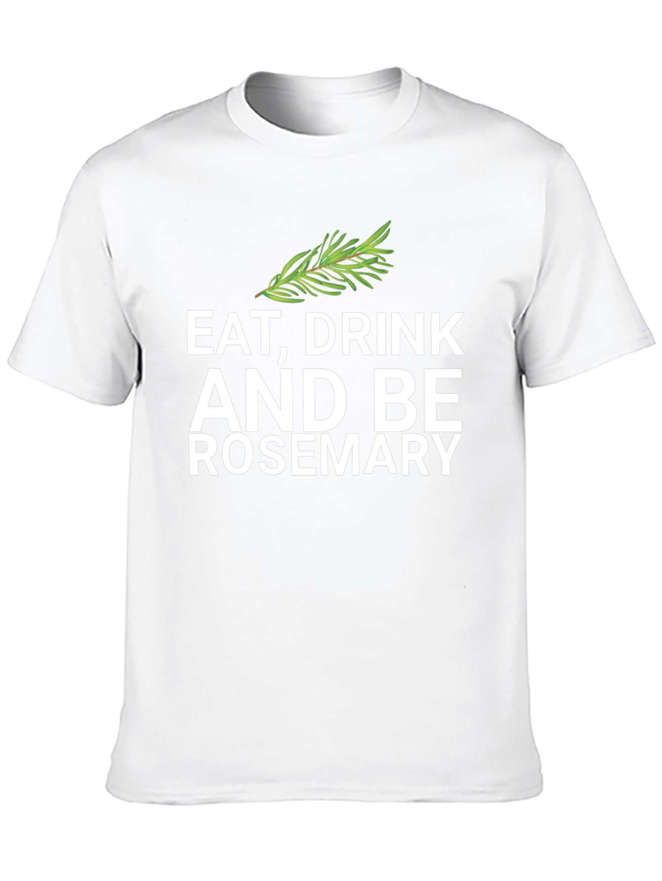 Black Eat, Drink, and Be Rosemary Black Graphic Tee view 10