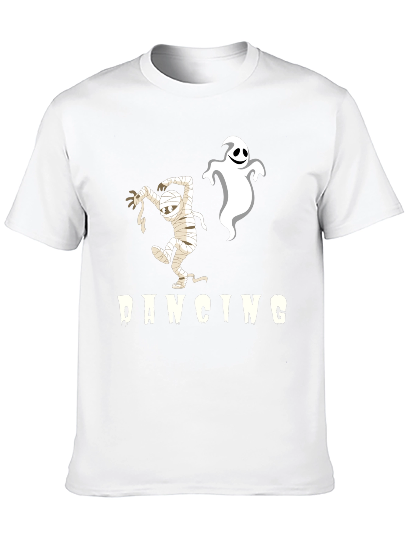 Black Dancing Mummy & Ghost Black T-Shirt view 10