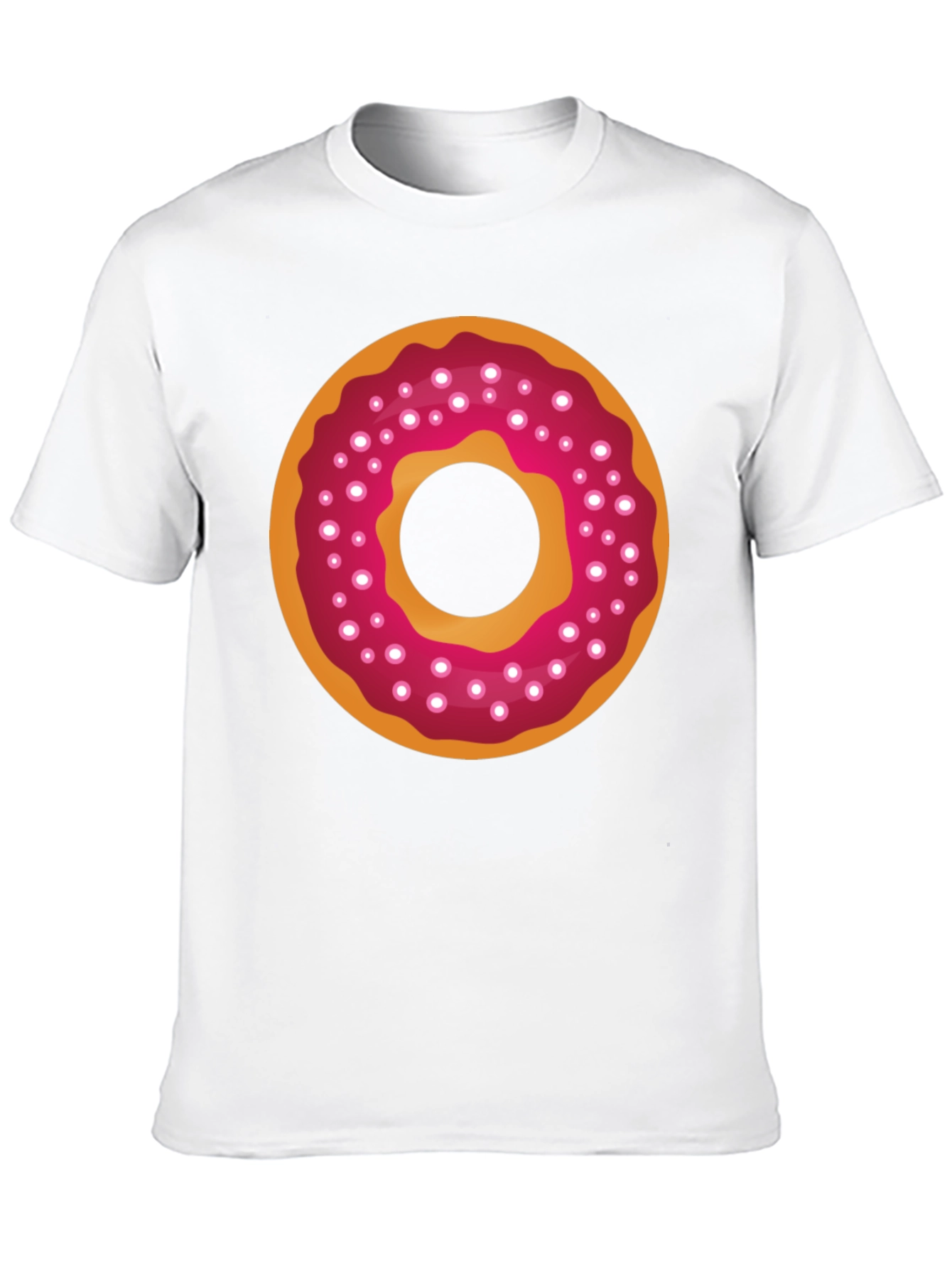 Black Donut Graphic Tee - Sweet & Stylish Casual Wear view 10