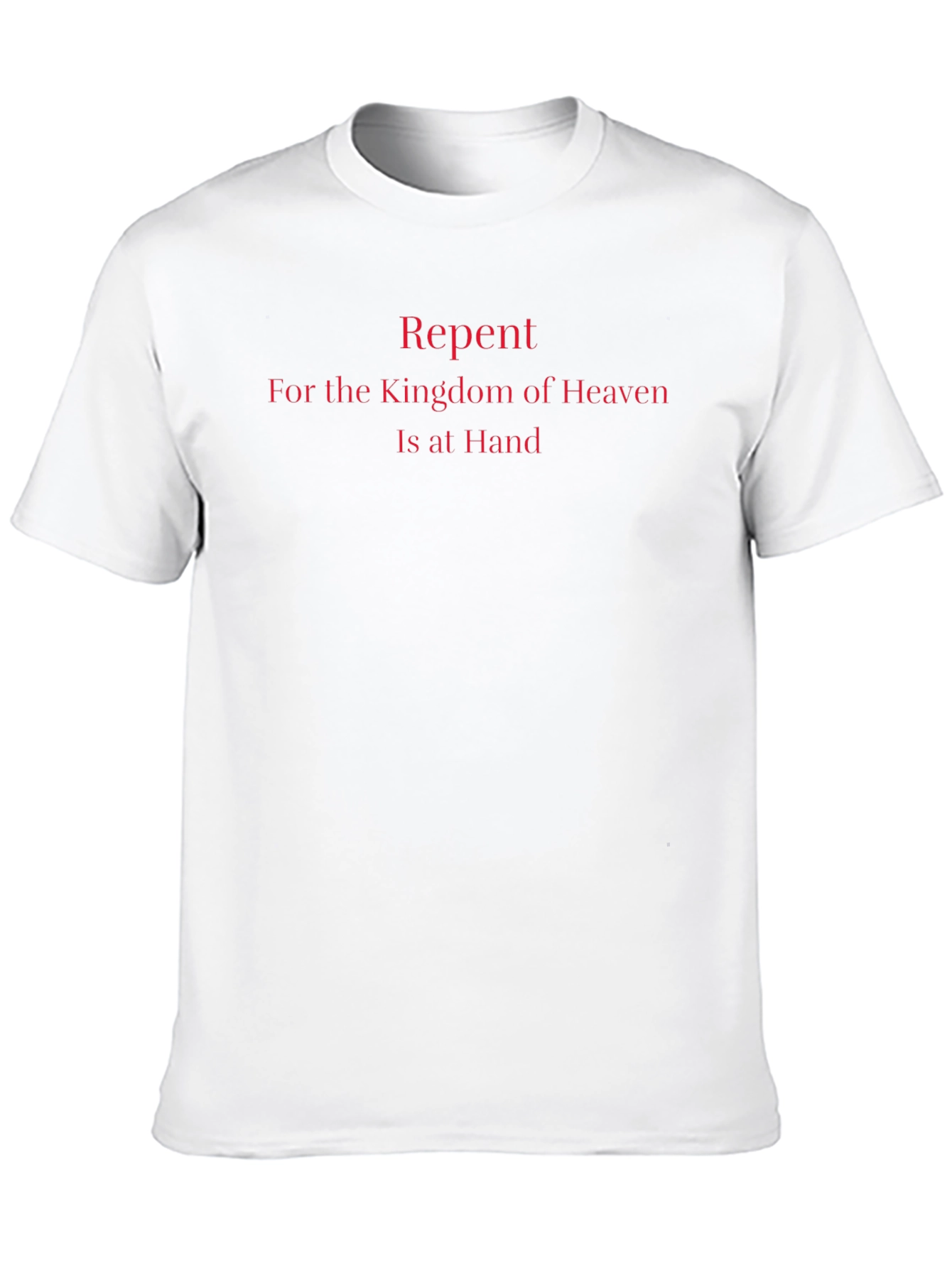 Black Repent Kingdom of Heaven Black T-Shirt view 10