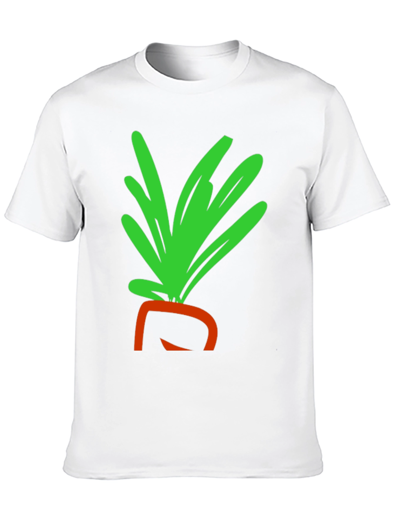 Black Whimsical Carrot Graphic Tee - Black Cotton T-Shirt view 10