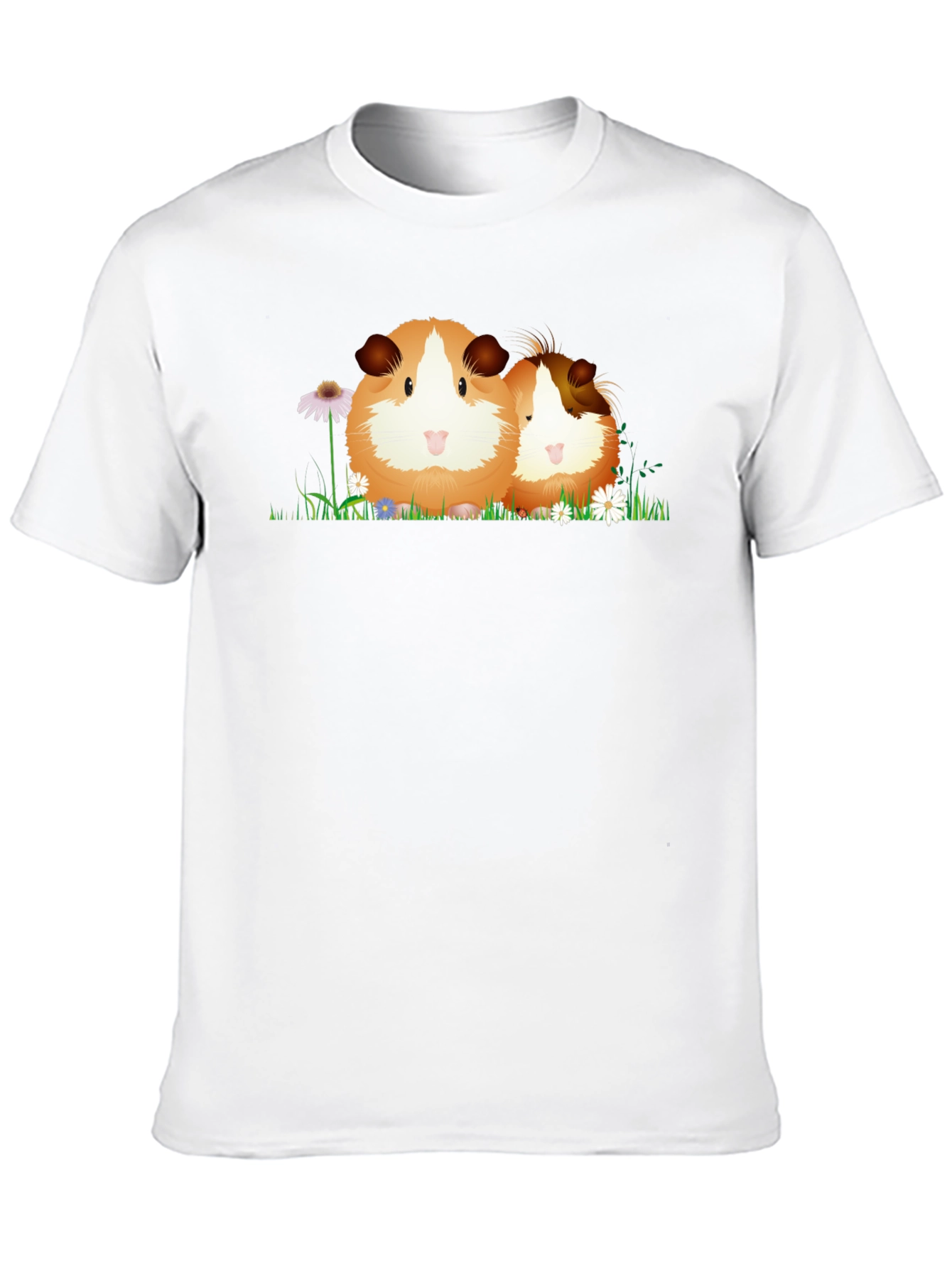 Black Guinea Pig Graphic Tee - Cute Animal Lover Shirt view 10