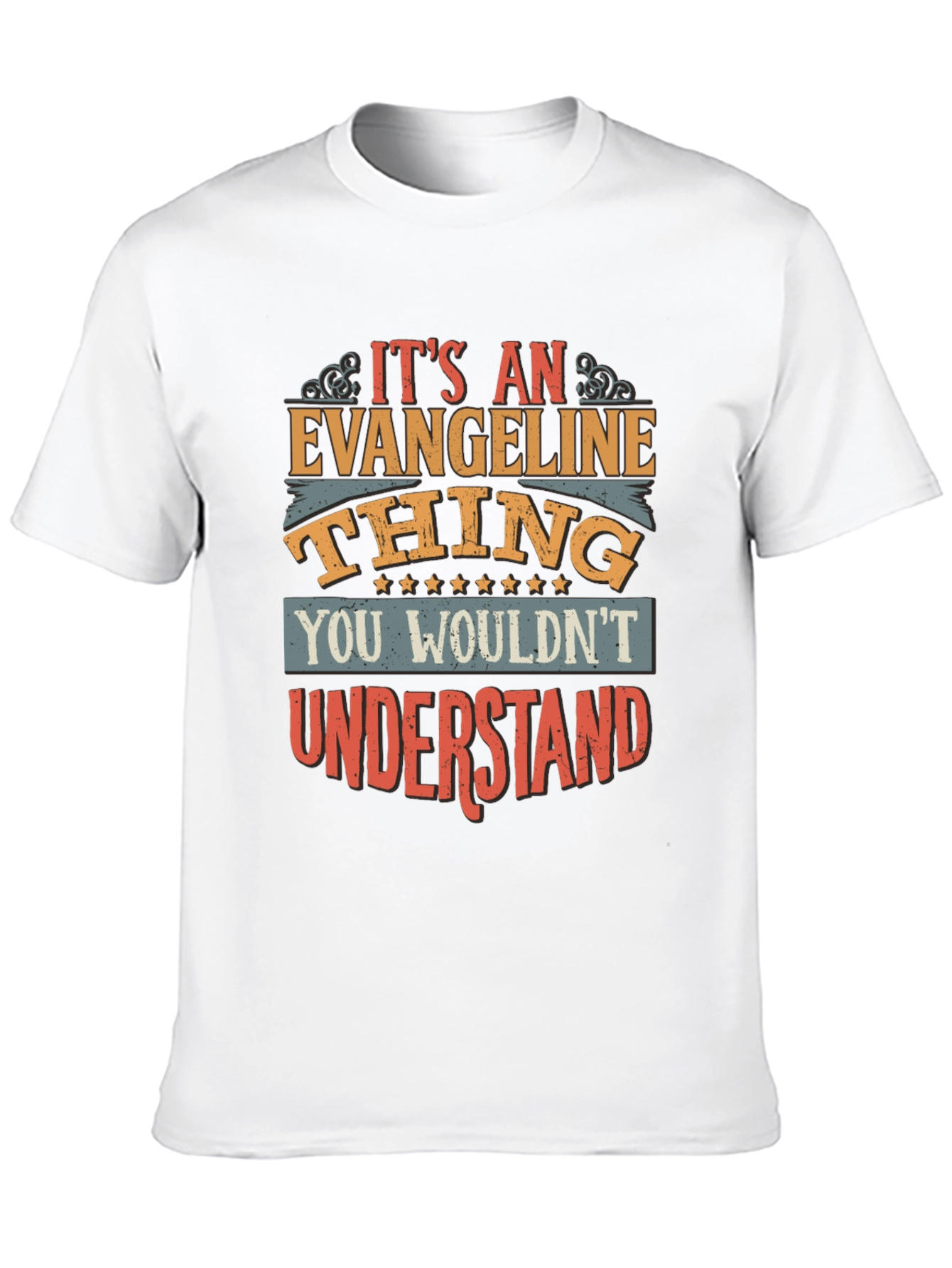 Black It's An Evangeline Thing T-Shirt view 10