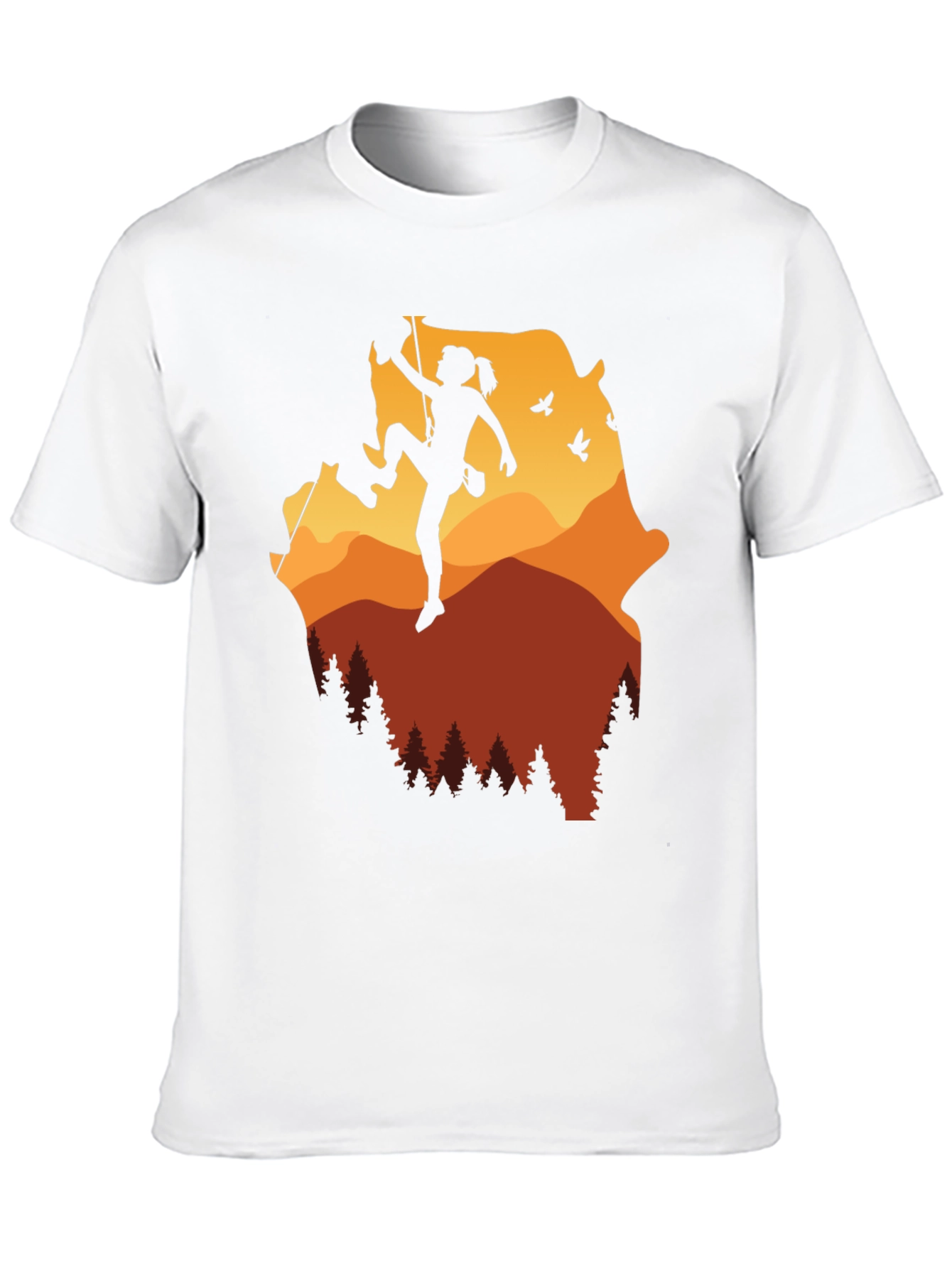 Black Mountain Climbing Graphic Tee - Adventure Awaits view 10