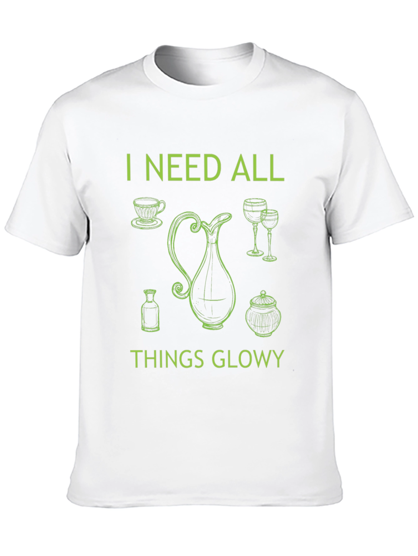 Black I Need All Things Glowy T-Shirt - Black view 10