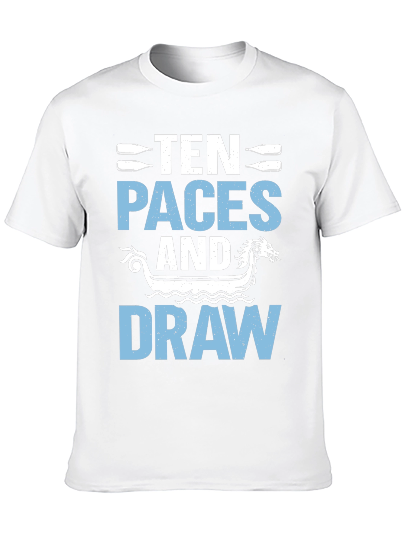 Black Ten Paces and Draw Graphic Tee view 10