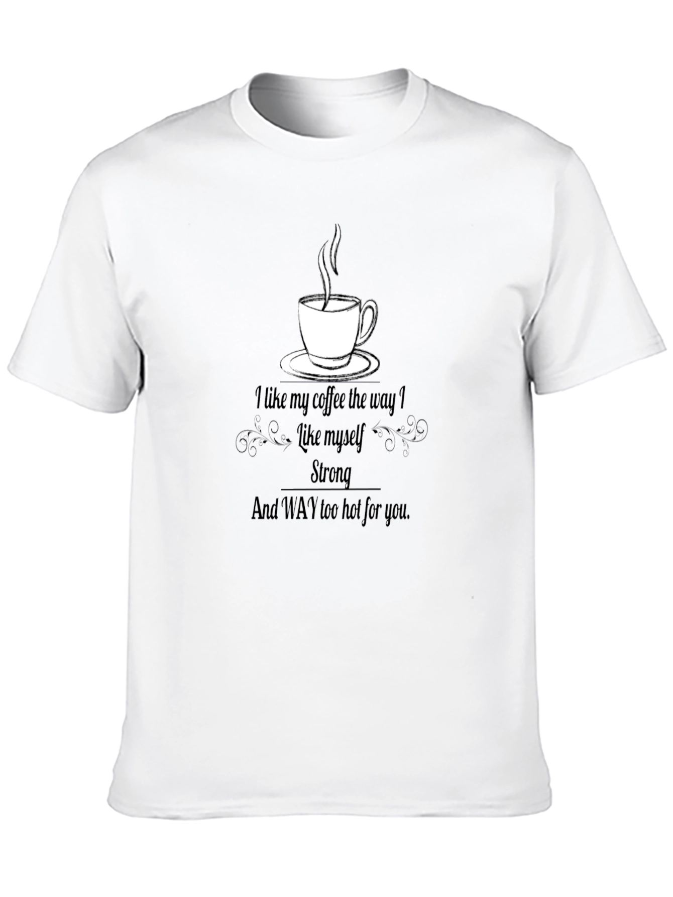 Black Coffee Lover's Black Graphic T-Shirt view 10