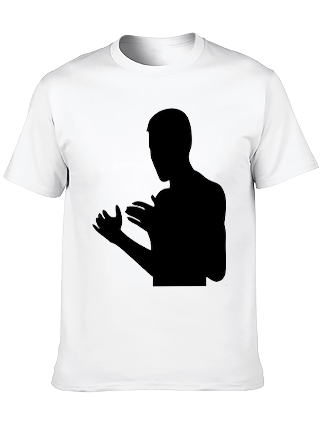 Black Black Silhouette Graphic Tee - Modern Fit view 10