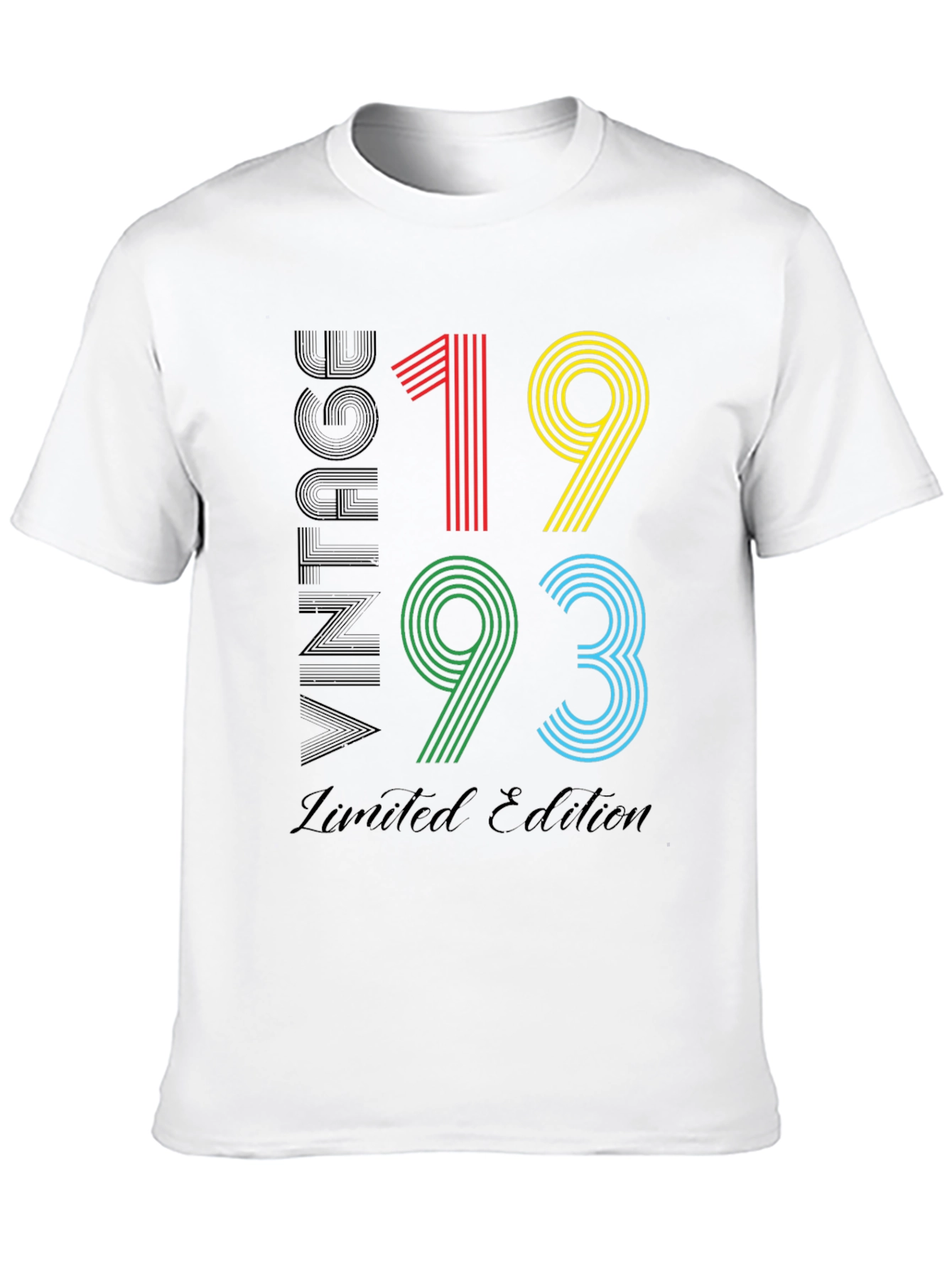 Black Vintage 1993 Limited Edition T-Shirt view 10