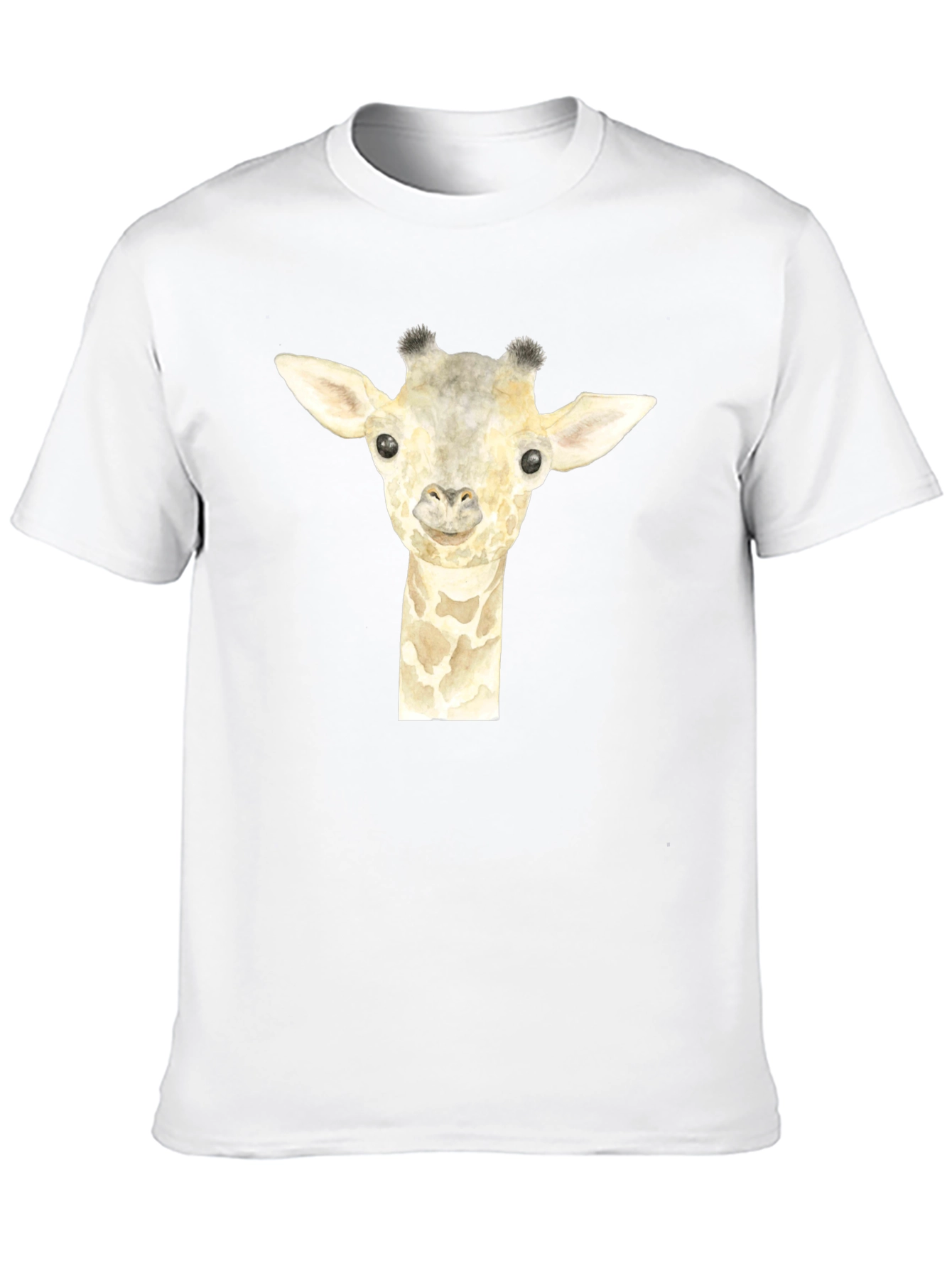 Black Giraffe Graphic Tee - Men's Black T-Shirt view 10