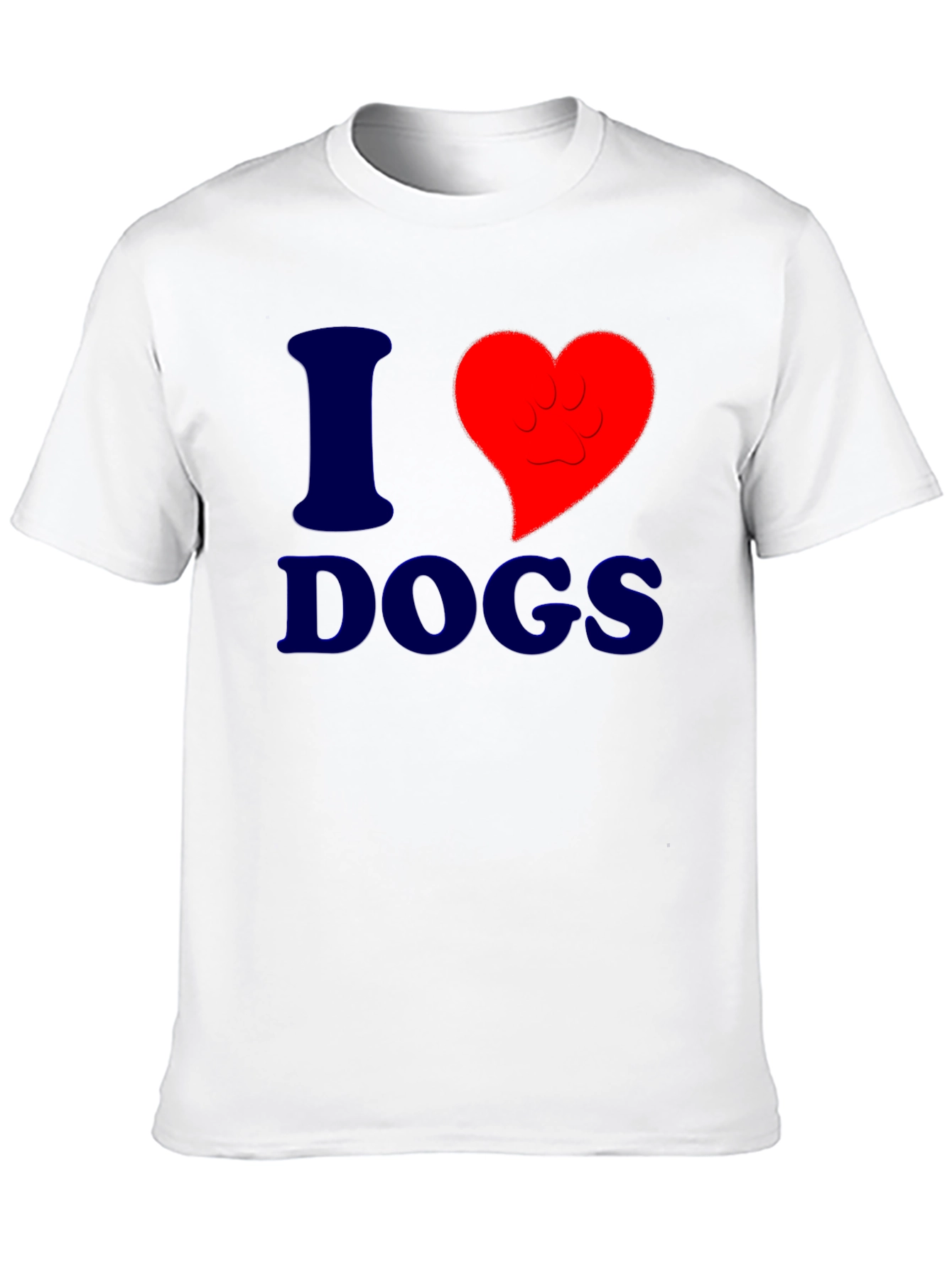 Black I Heart Dogs Graphic Tee - Stylish & Comfortable view 10