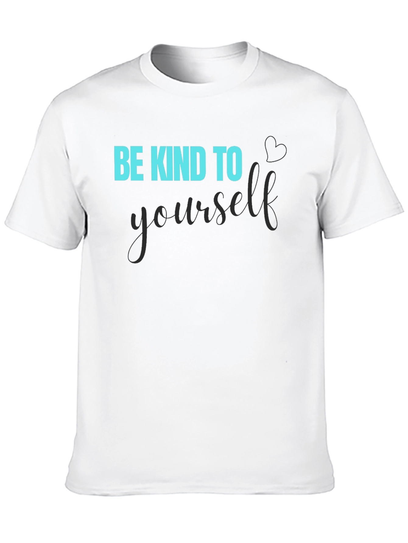 Black Be Kind To Yourself Black Graphic Tee view 10