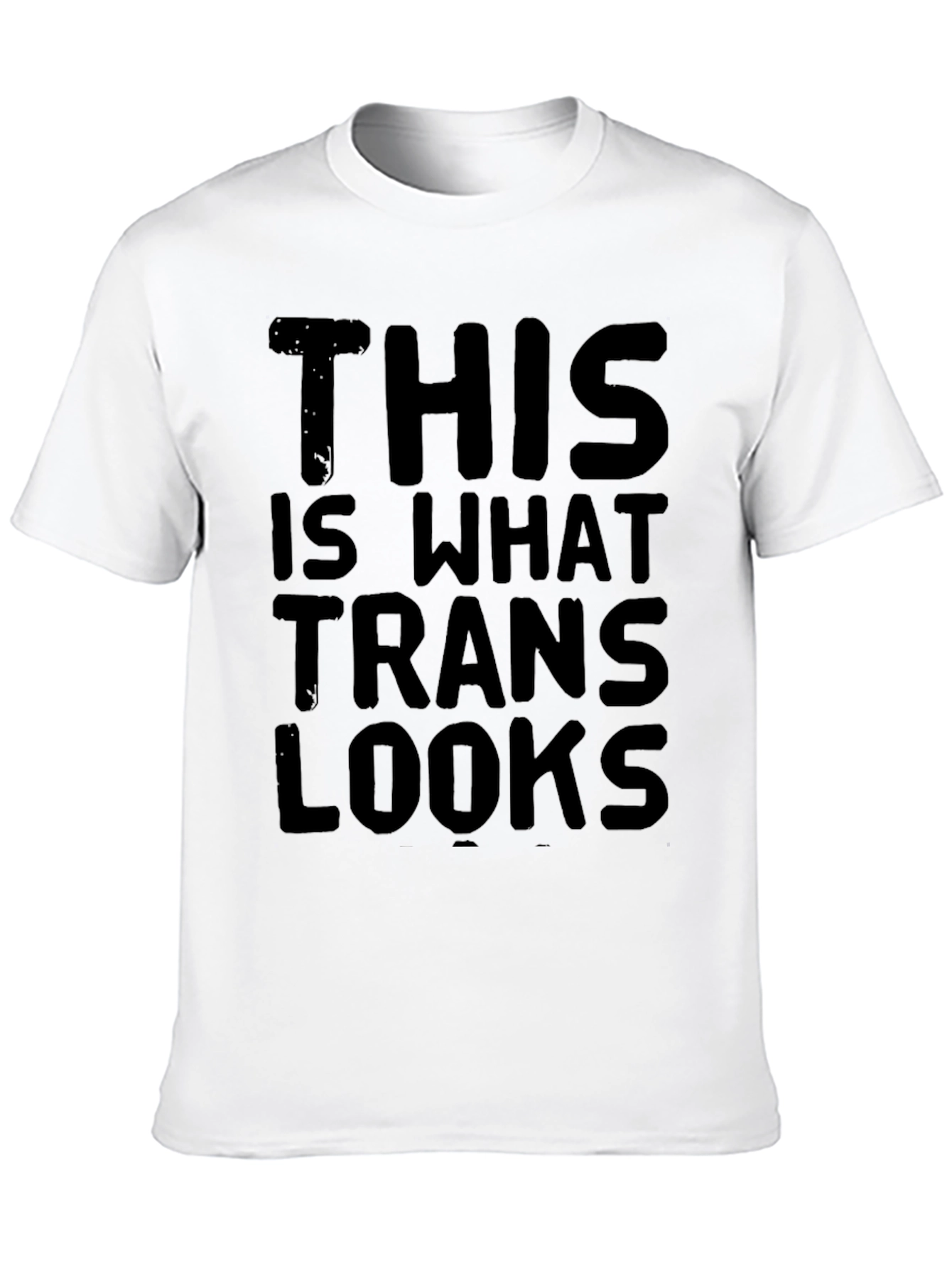 Black This is What Trans Looks Like Graphic T-Shirt view 10