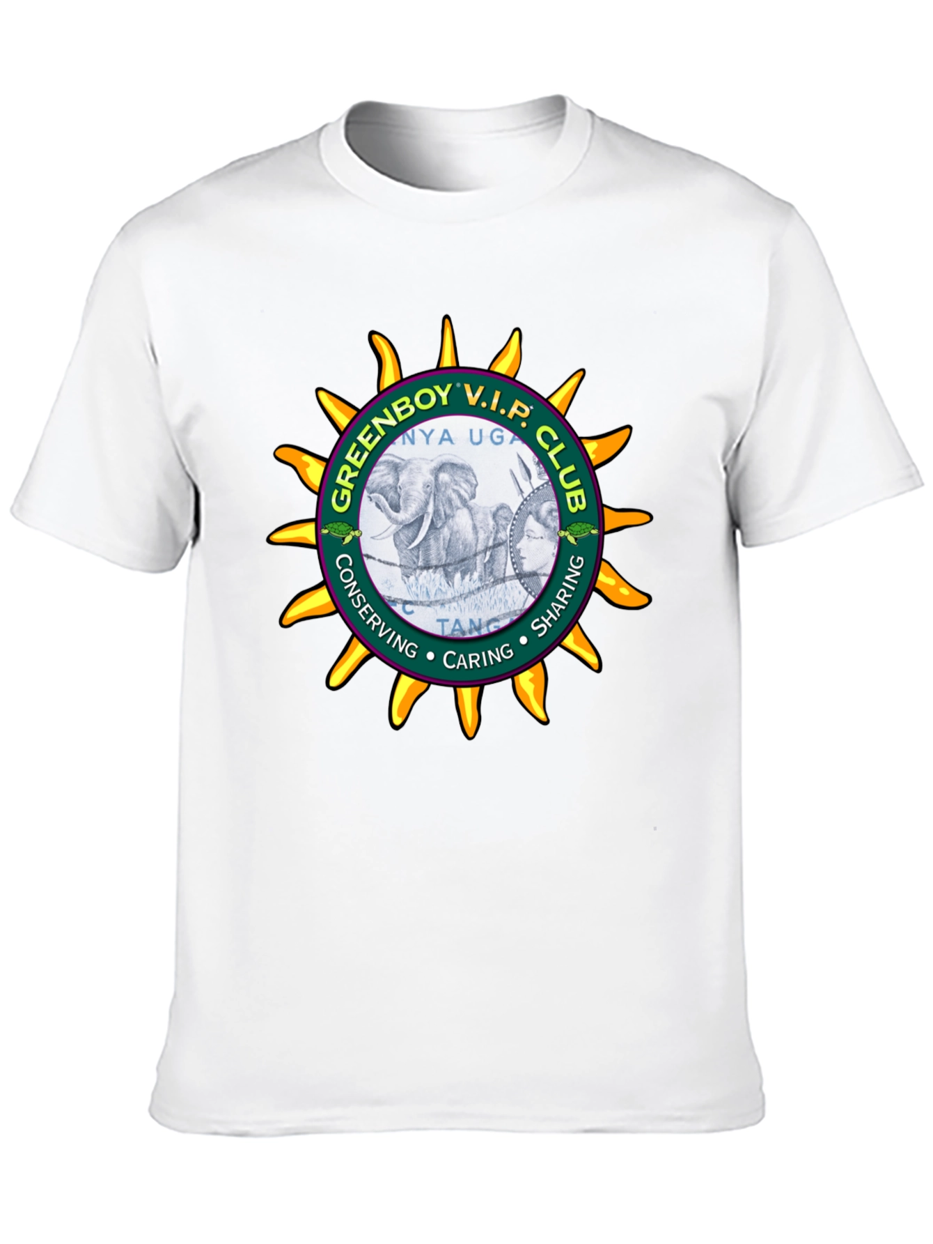 Black Greenboy V.I.P. Club T-Shirt - Conserving Wildlife view 10