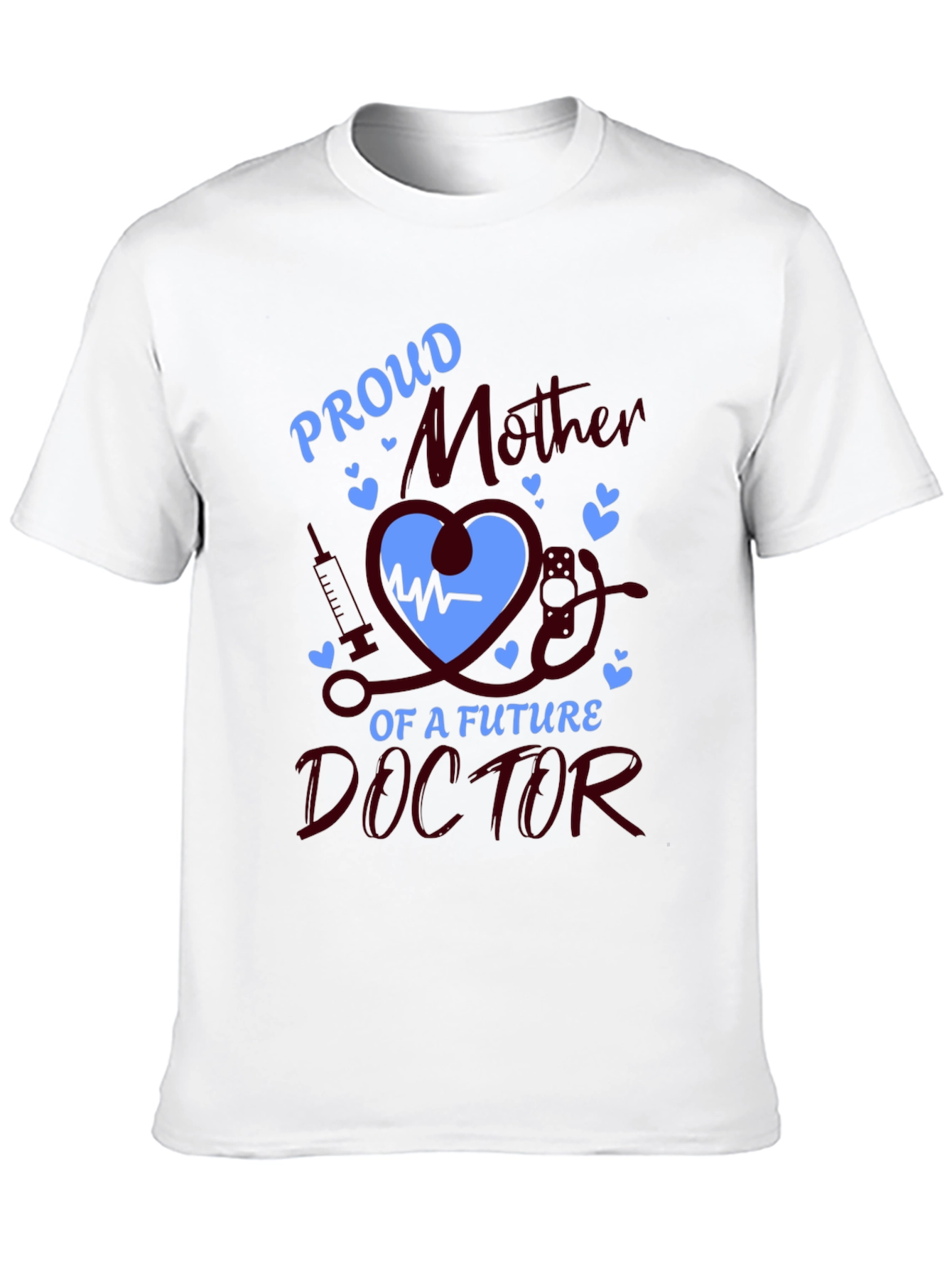 Black Proud Mother of Future Doctor T-Shirt view 10