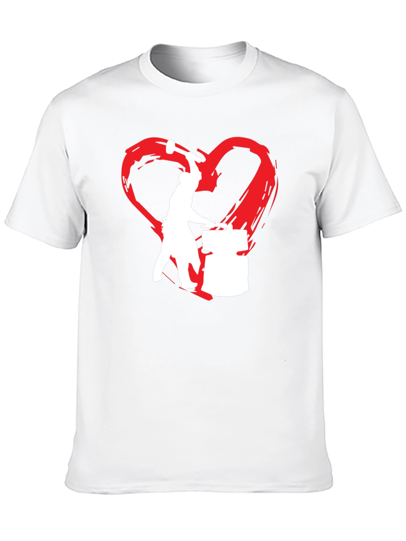 Black Blacksmith Love T-Shirt - Forging Hearts view 10