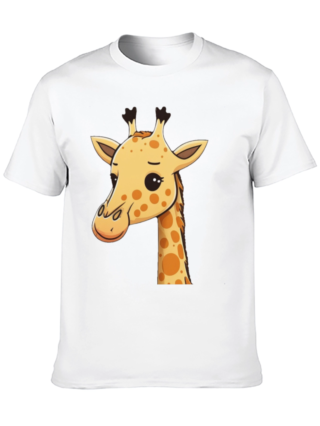 Black Giraffe Graphic Tee - Men's Black Crew Neck view 10