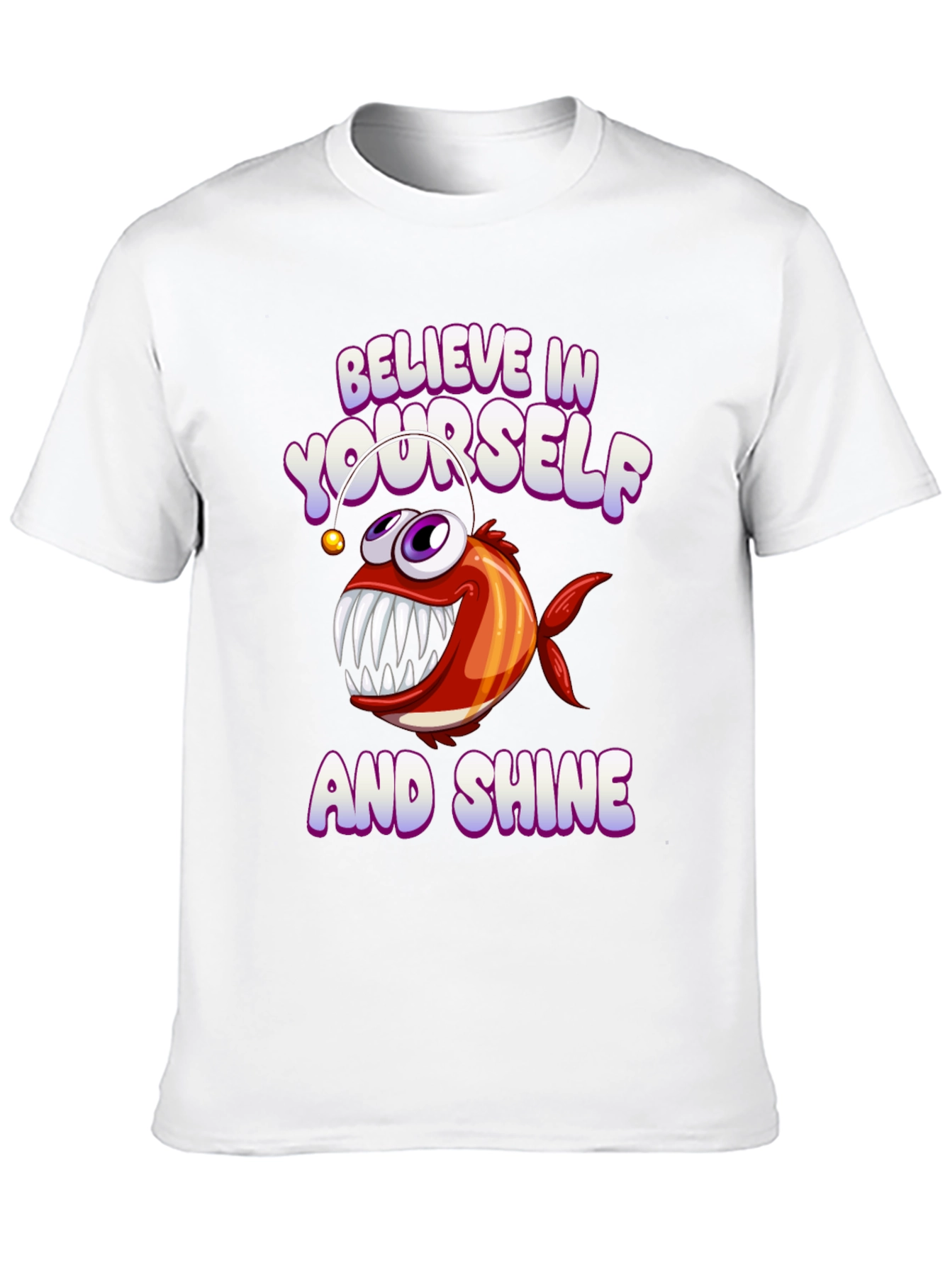 Black Believe in Yourself and Shine Graphic T-Shirt view 10