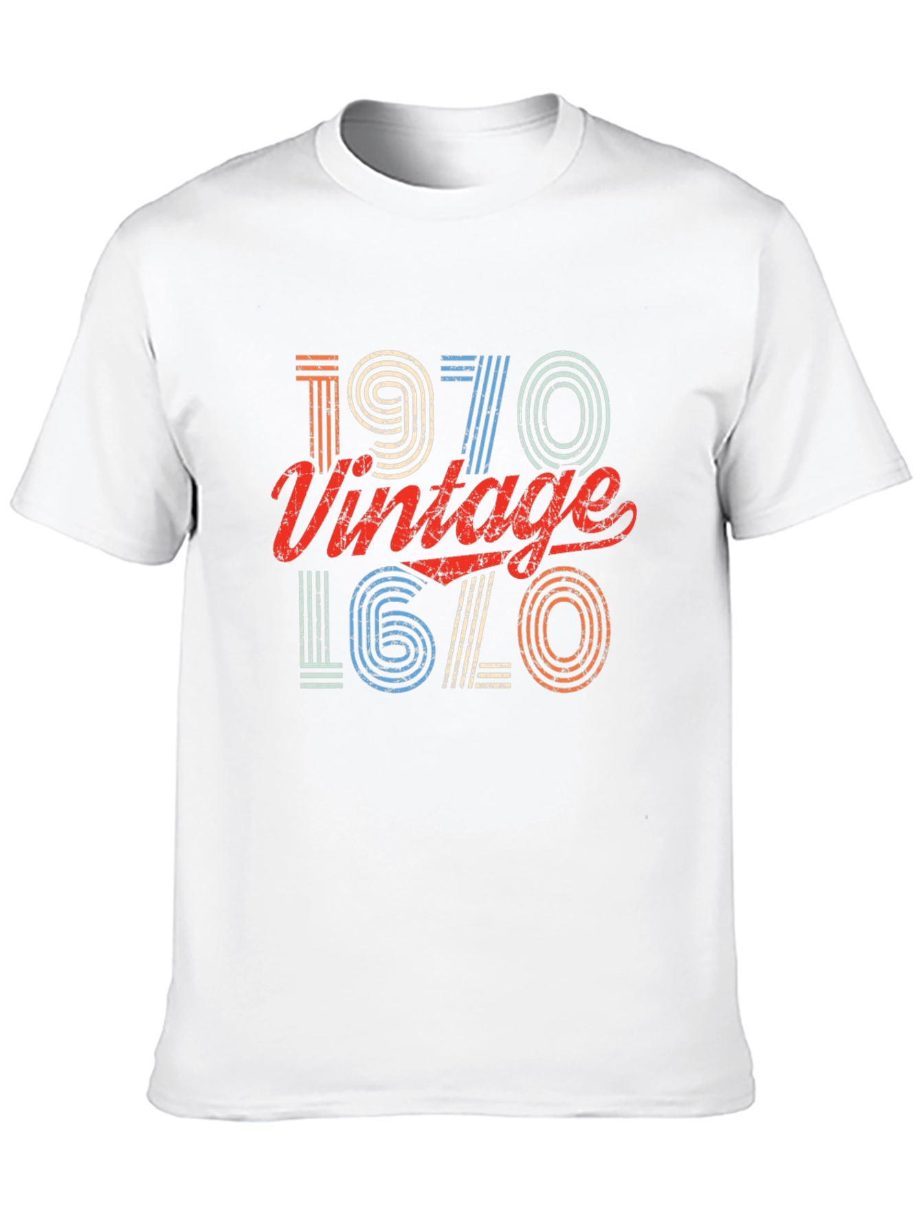 Black Vintage 1970 T-Shirt - Retro Birthday Gift view 10
