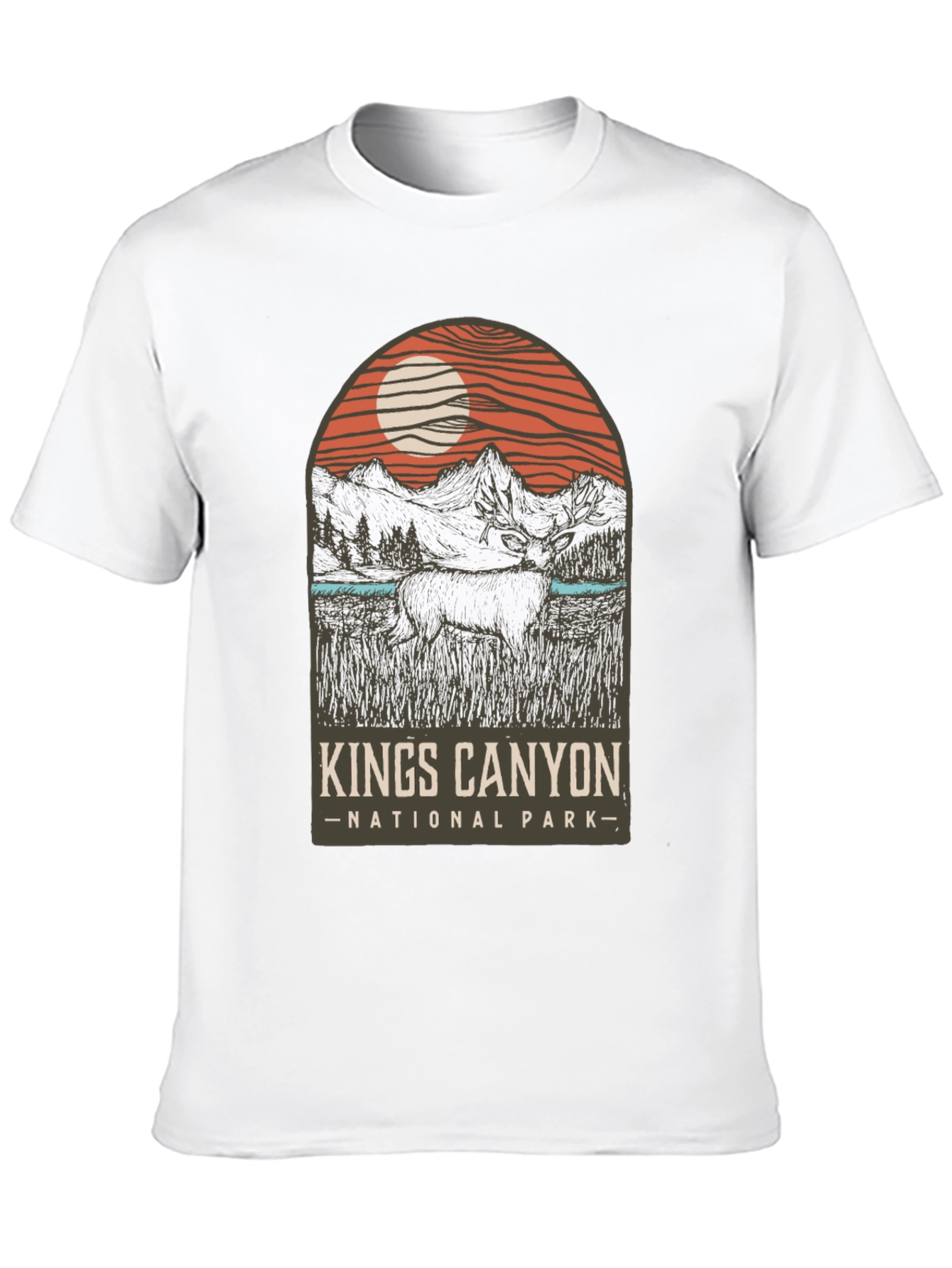 Black Kings Canyon National Park Graphic Tee view 10