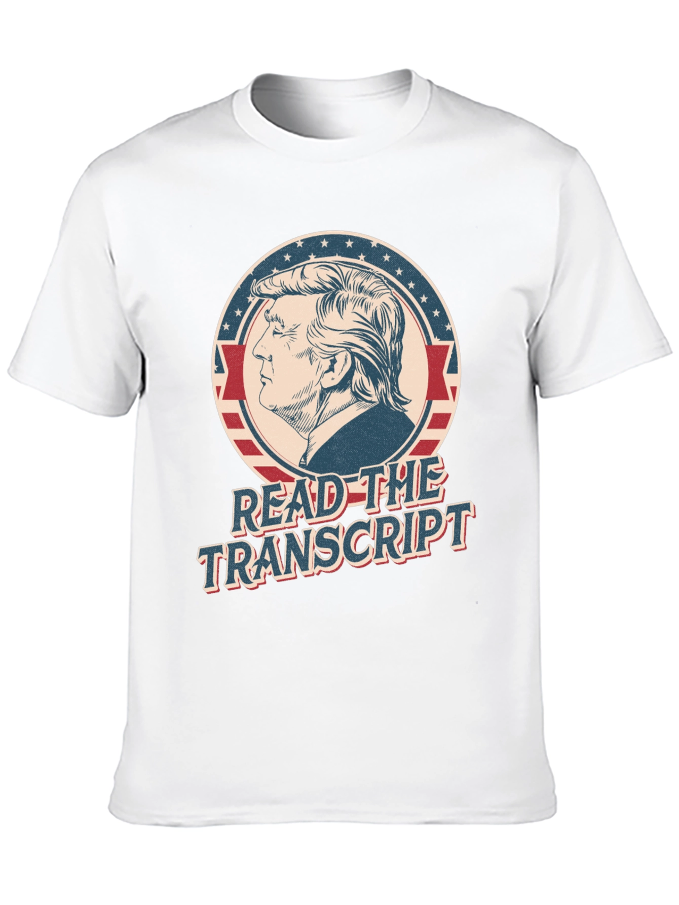 Black Read The Transcript T-Shirt - Political Statement Tee view 10