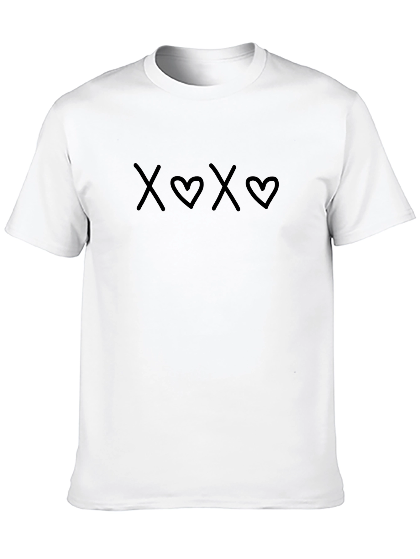 Black XOXO Graphic Black T-Shirt view 10