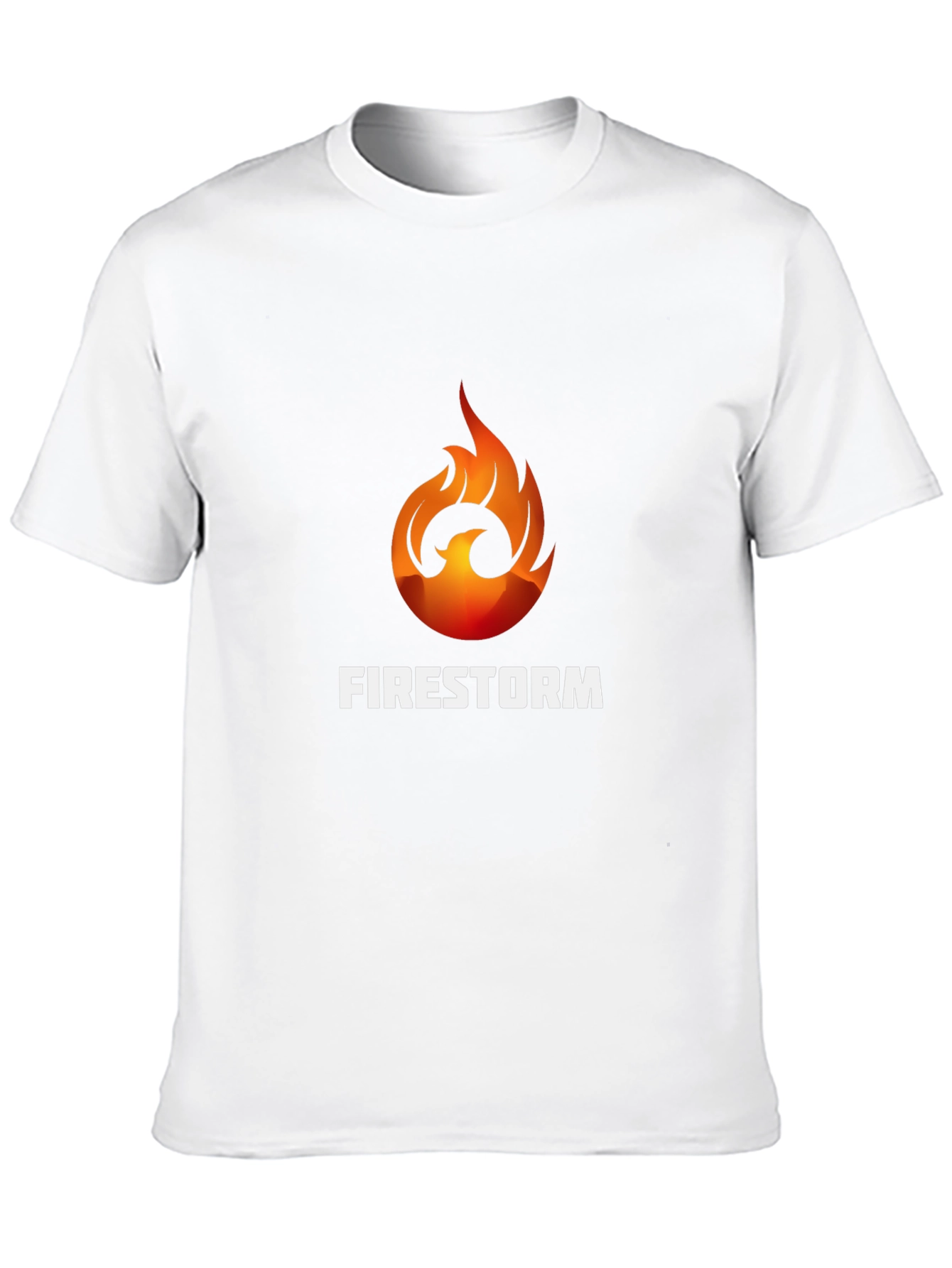 Black Firestorm Graphic Tee - Bold Design, Soft Fabric view 10