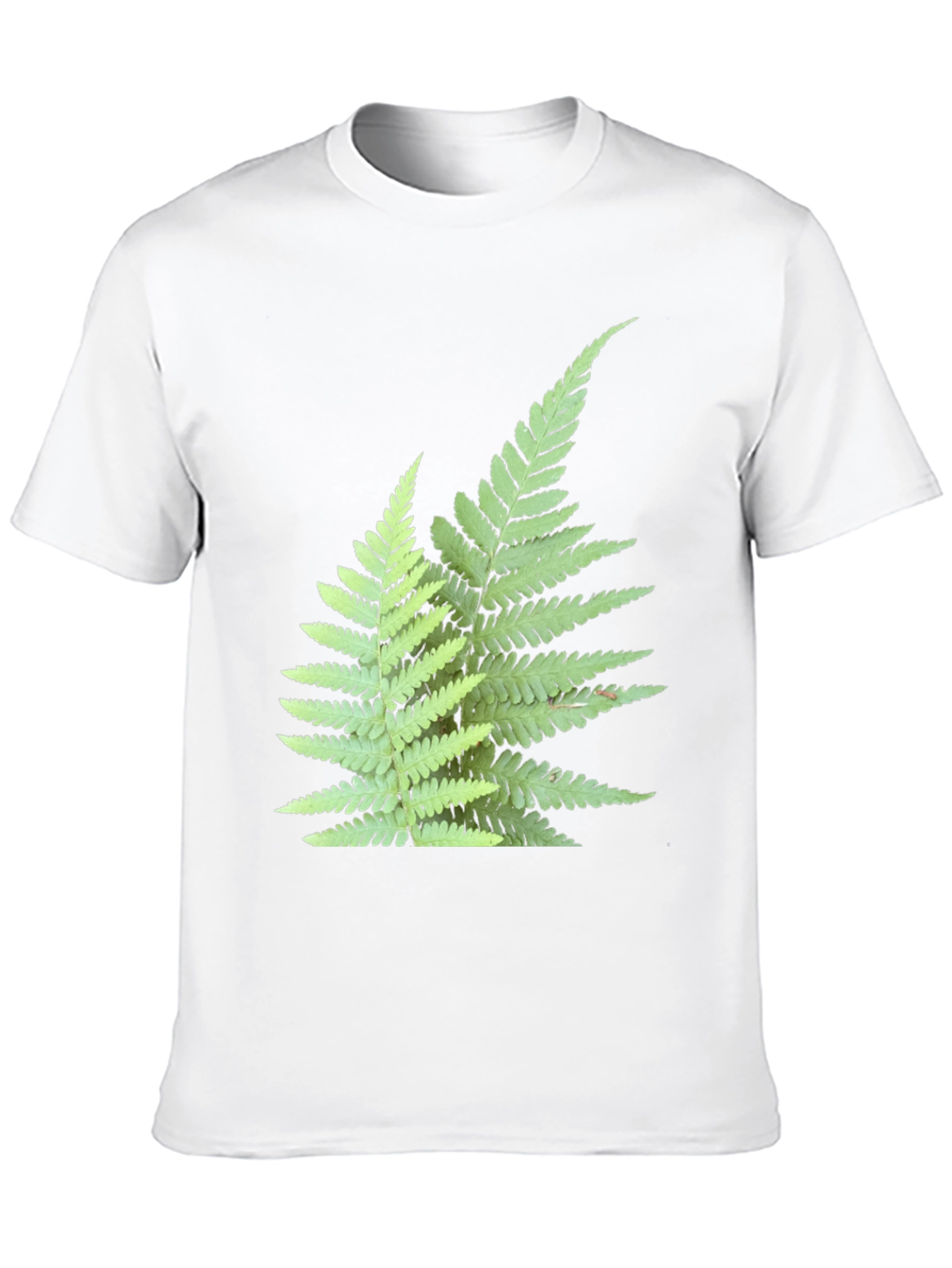 Black Fern Print Black T-Shirt view 10