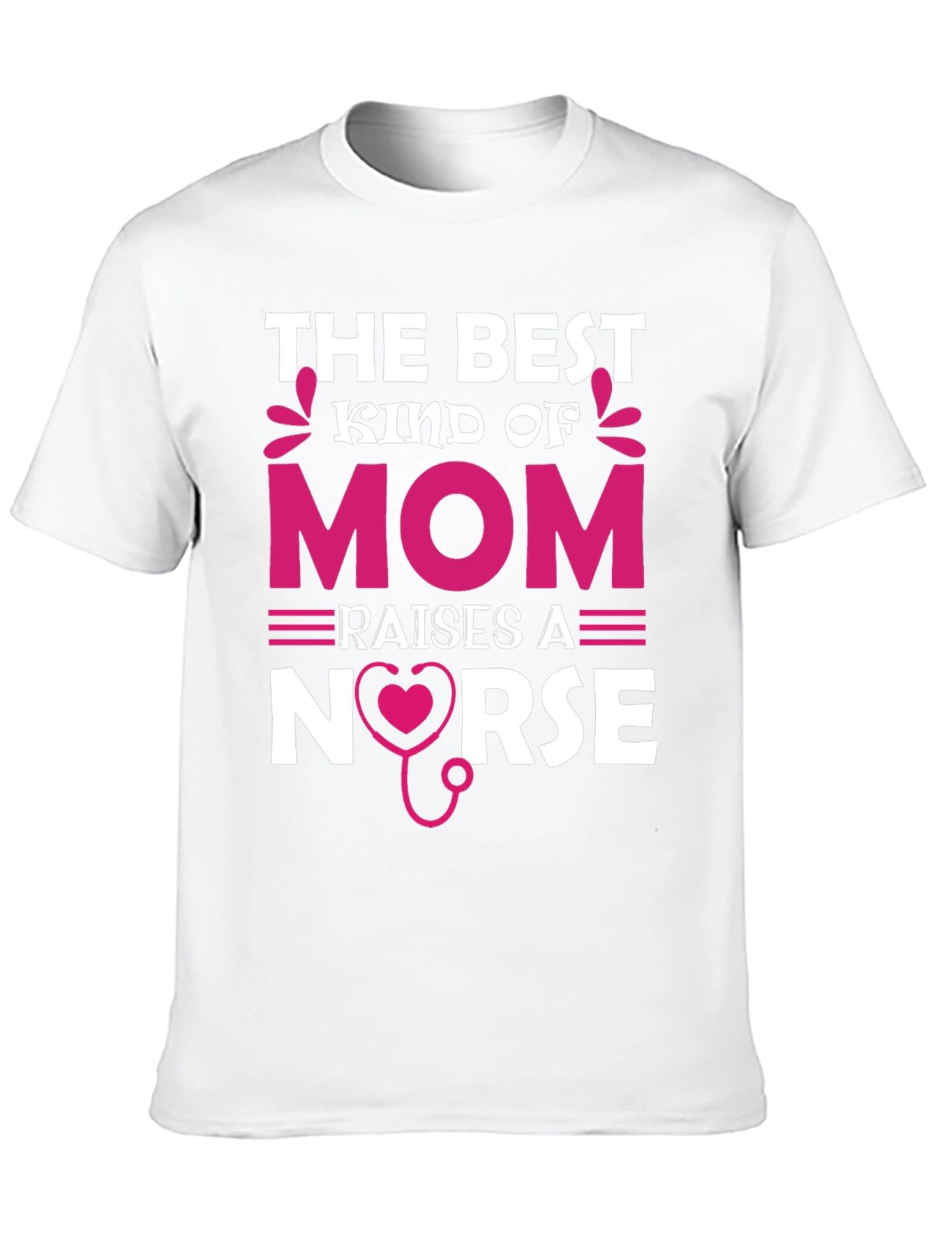 Black Best Kind of Mom Nurse T-Shirt view 10