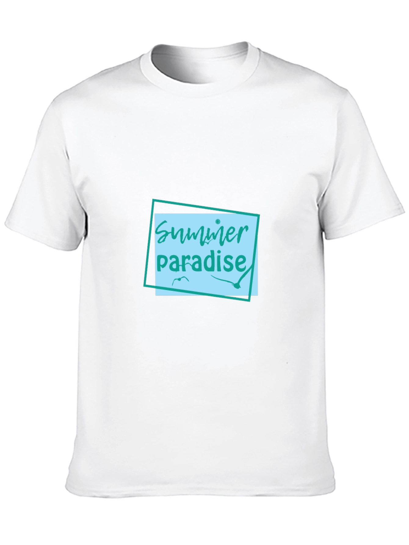 Black Summer Paradise Graphic Tee - Black view 10