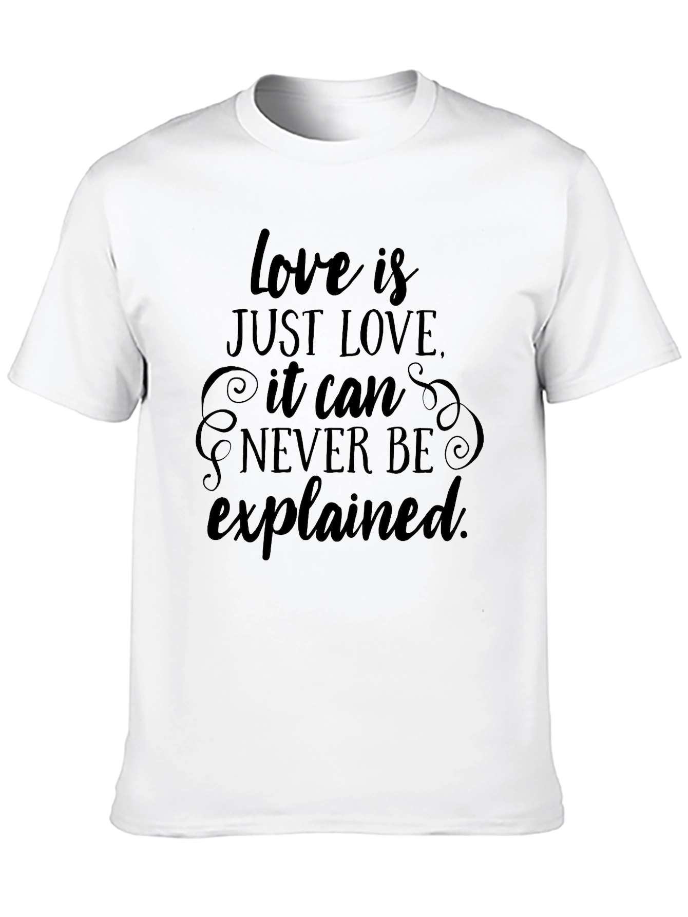 Black Love Explained Black T-Shirt view 10