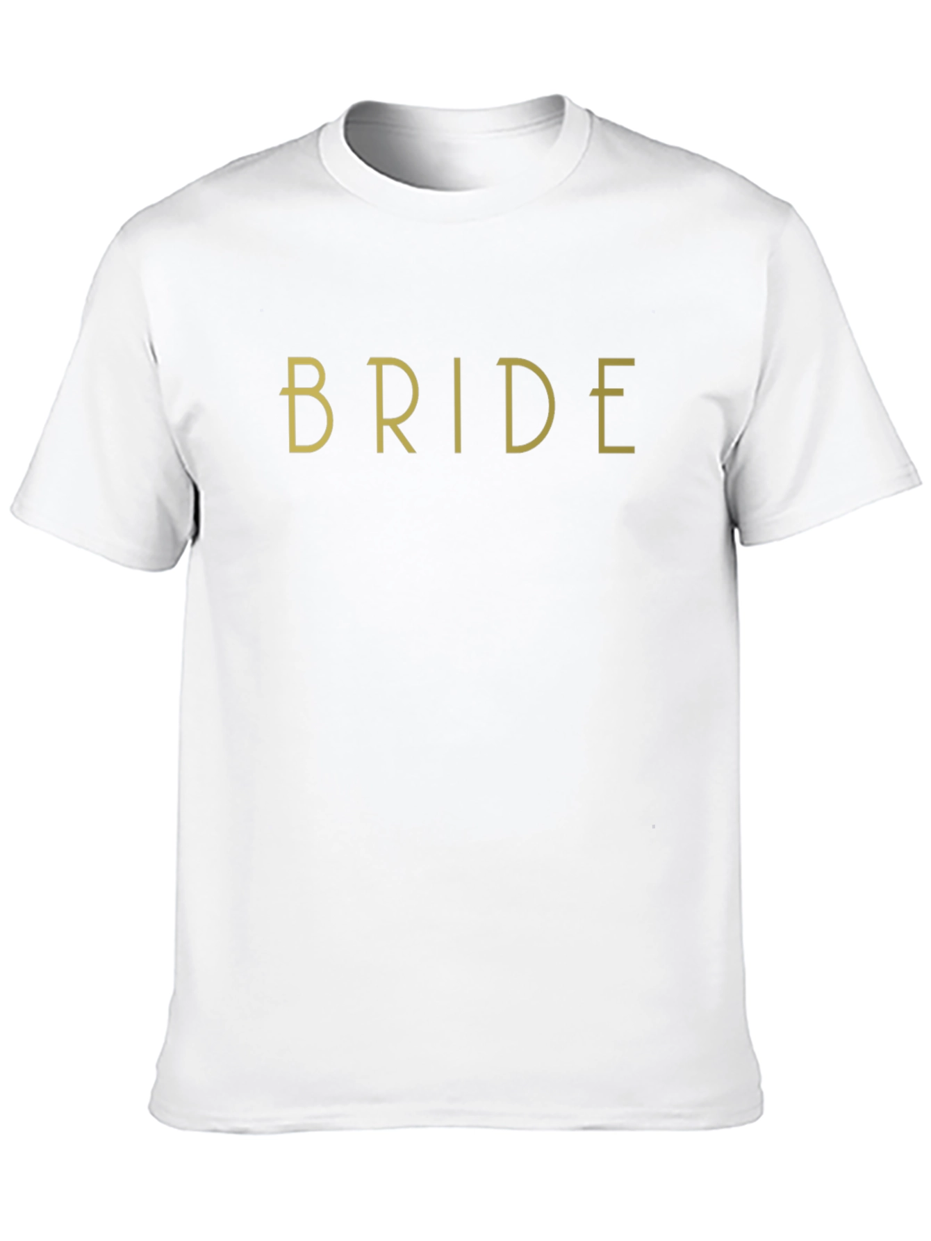 Black Bride Crew Neck T-Shirt - Bridal Party Apparel view 10