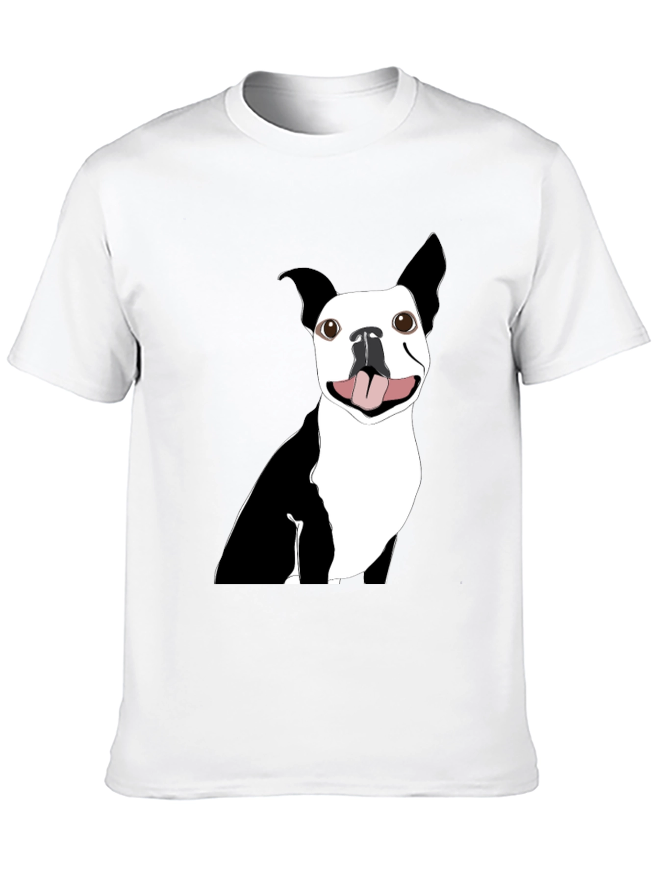 Black Boston Terrier Graphic Tee - Soft Cotton Blend view 10