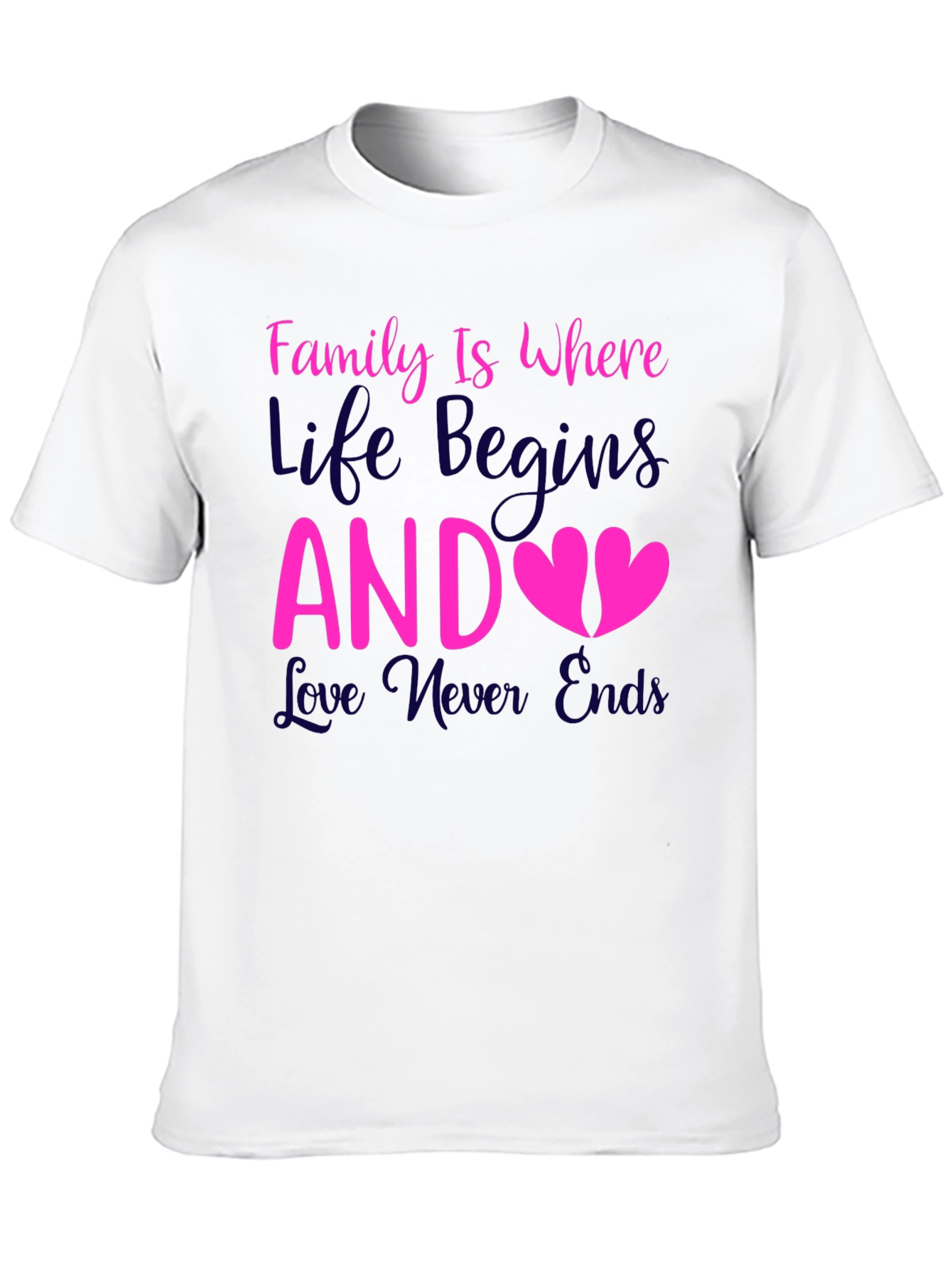 Family is Where Life Begins T-Shirt - 10