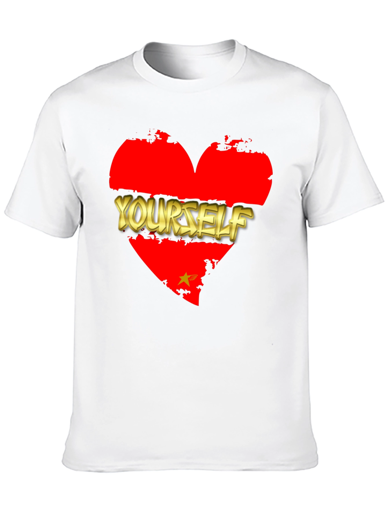 Black Love Yourself Graphic T-Shirt - Black view 10