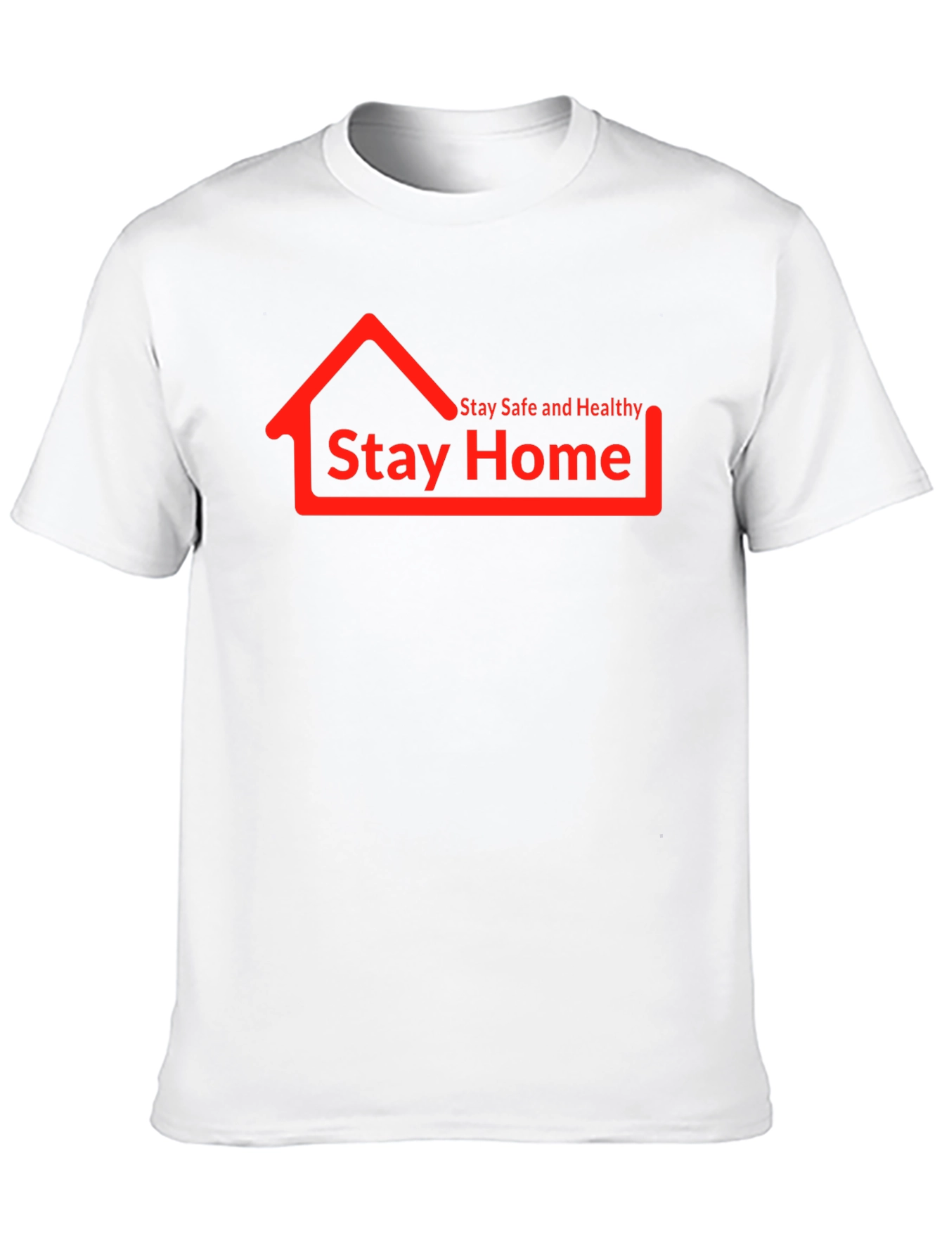 Black Stay Home Graphic Tee - Comfort & Style! view 10