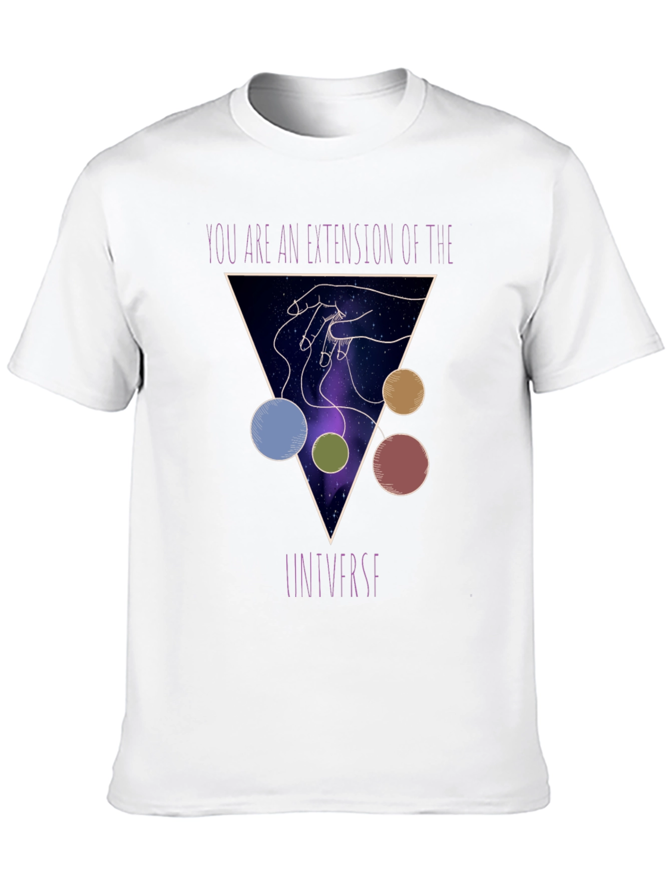 Black Universe Extension Graphic Tee view 10