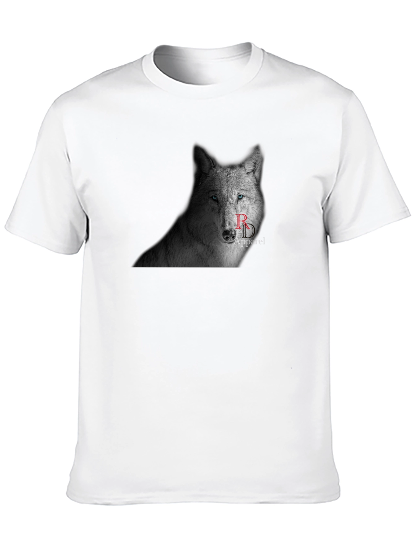 Black Wolf Graphic T-Shirt - Black Crew Neck Tee view 10