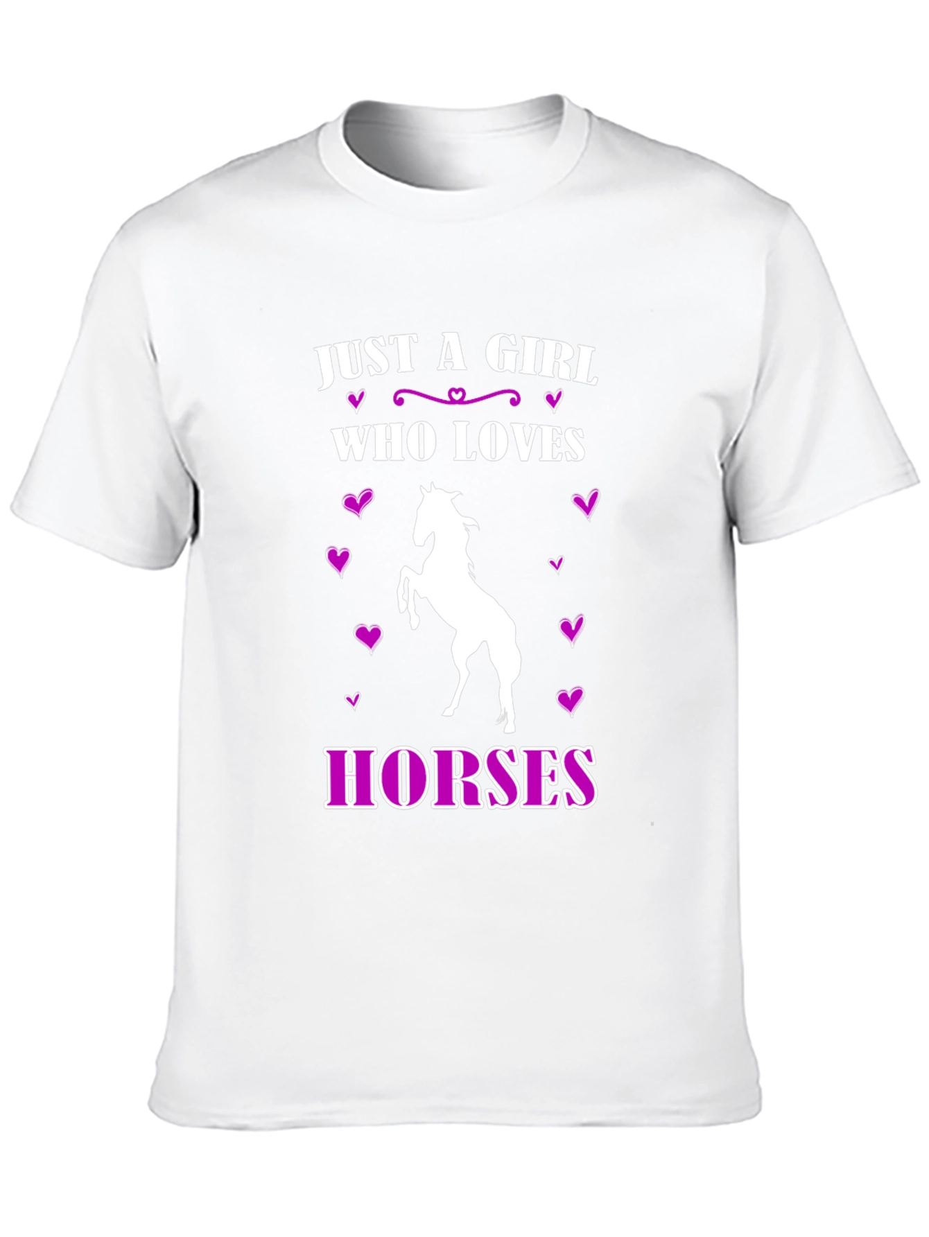 Black Girl Who Loves Horses Graphic T-Shirt view 10