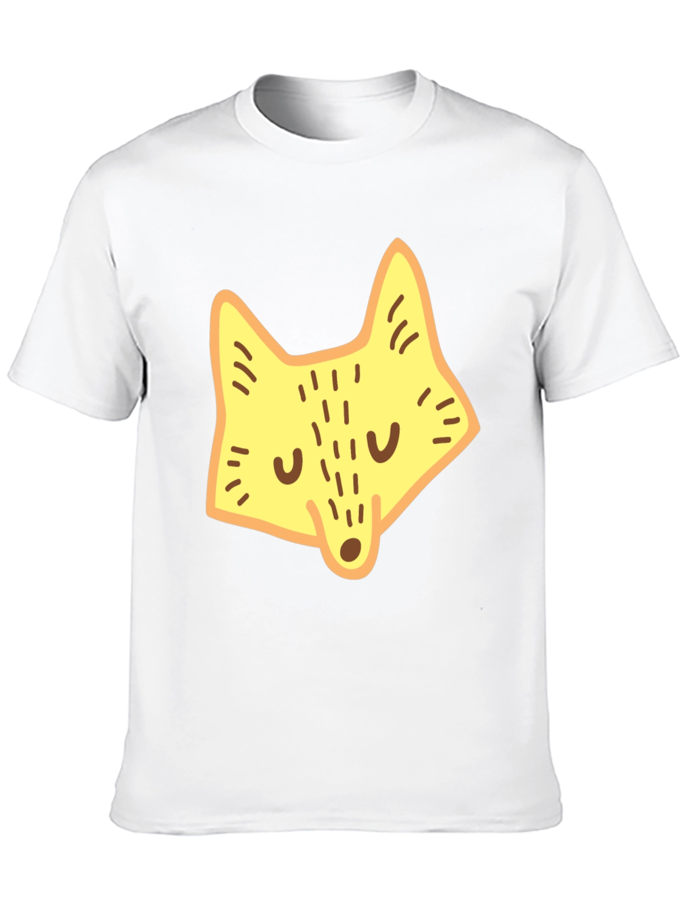 Black Fun Fox Graphic Tee - Black Cotton Blend view 10