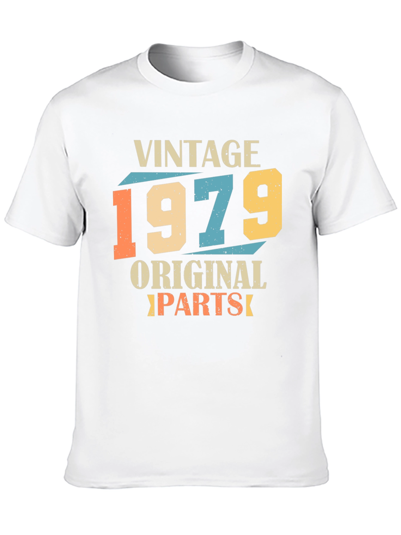 Black Vintage 1979 Original Parts Graphic T-Shirt view 10