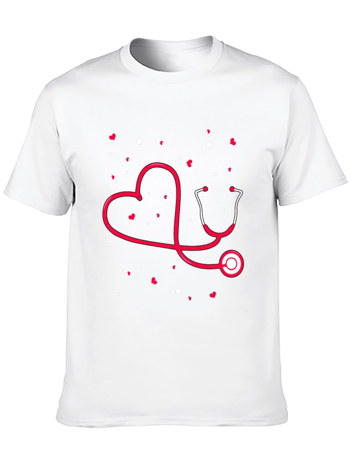 Black Heart Stethoscope Graphic Tee - Medical Love view 10