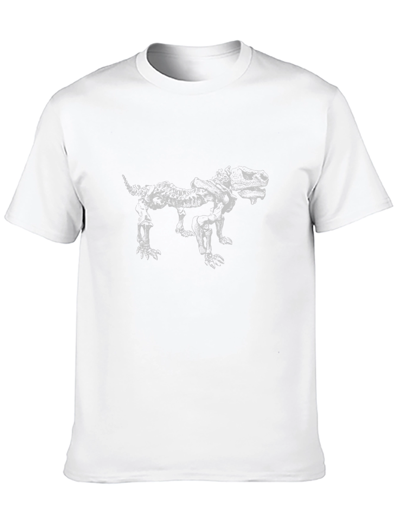 Black Skeleton Dog Black T-Shirt view 10